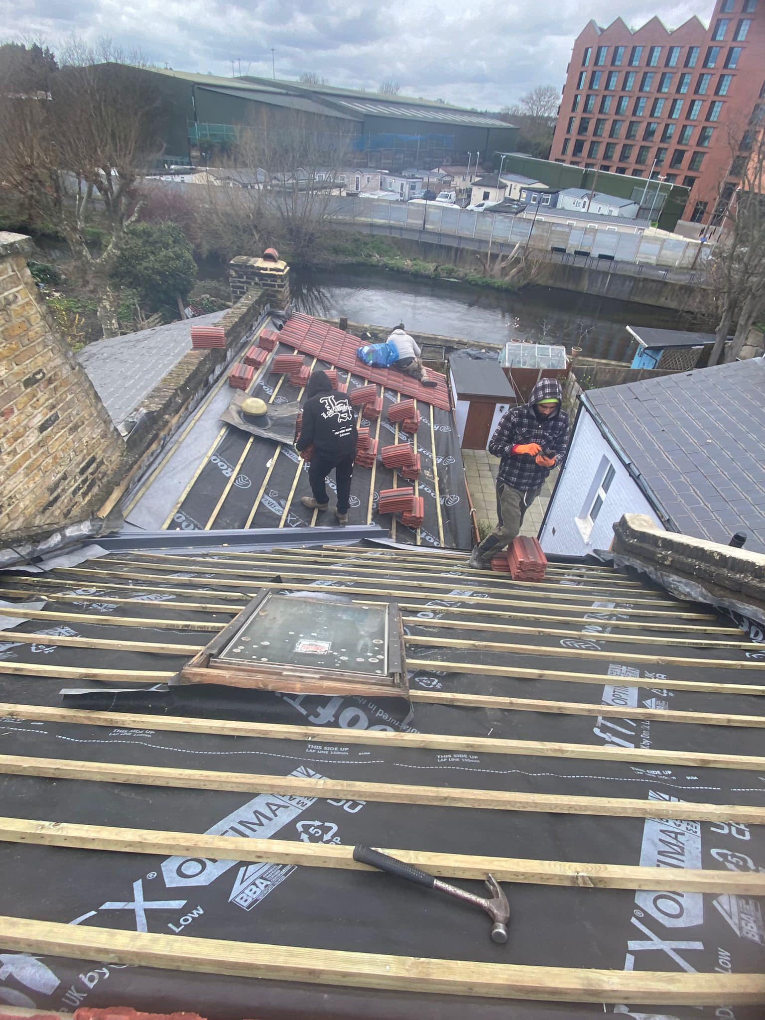 Slate roof restoration in Greenwich