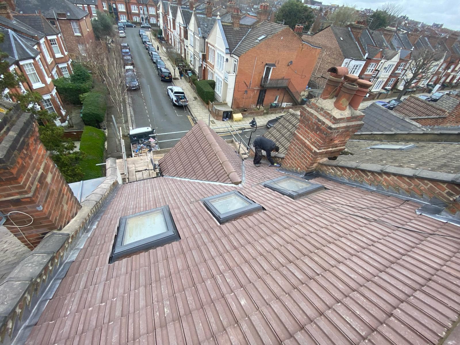 Storm damage repair in Battersea