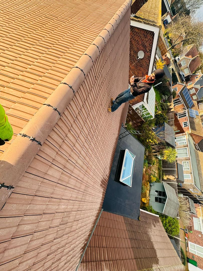 GRP fibreglass roof in Peckham