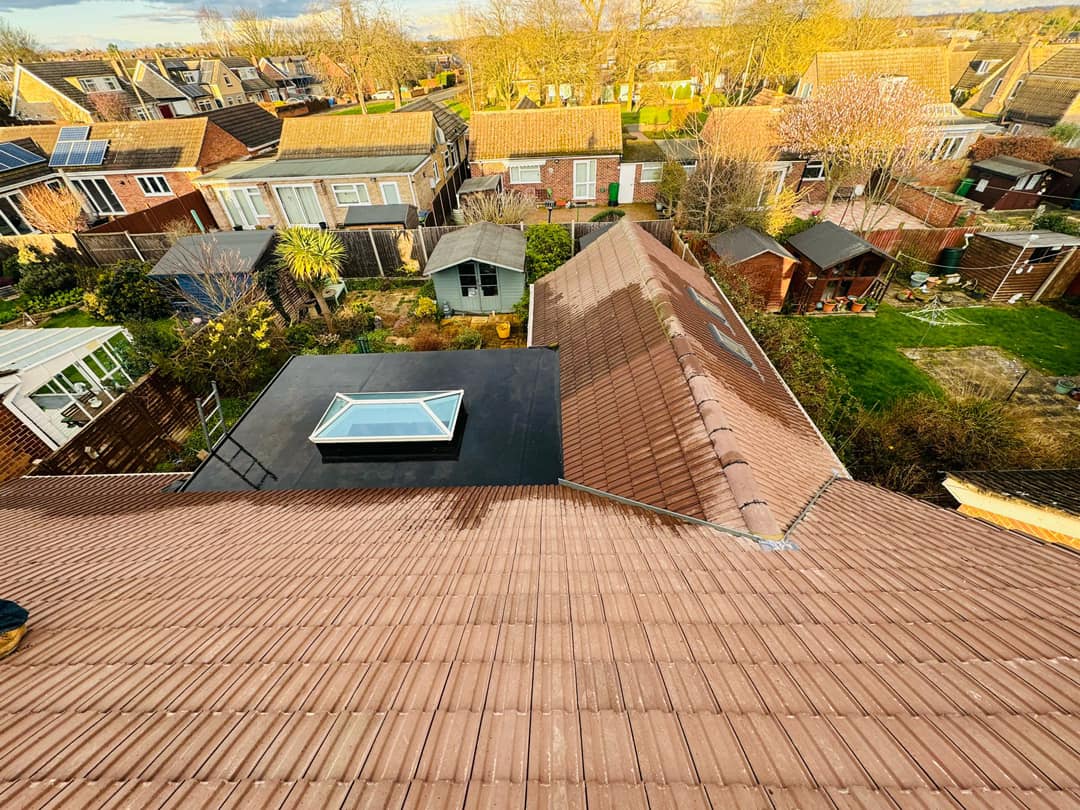 GRP fibreglass roof in Peckham