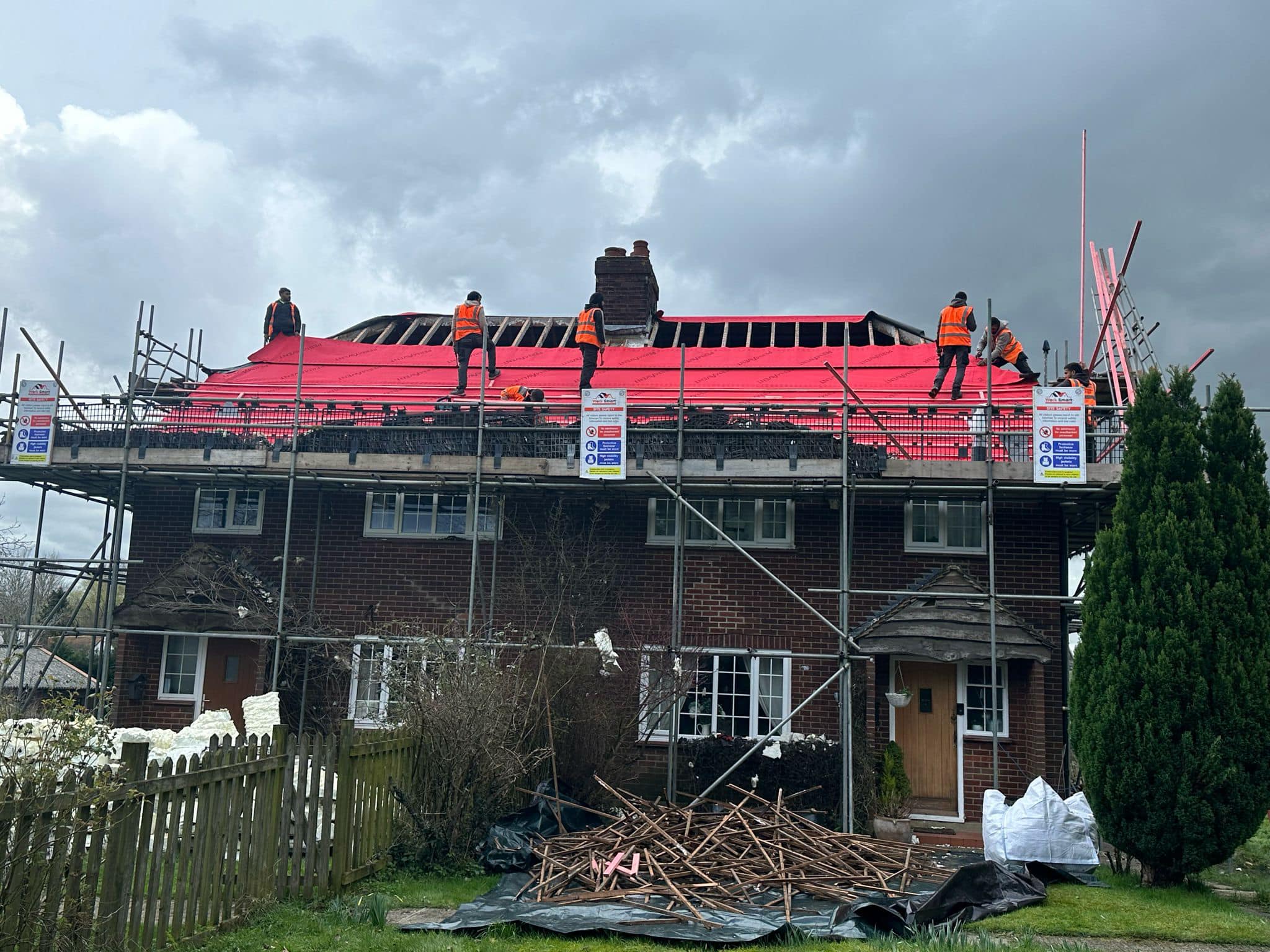 Slate roof restoration in Greenwich