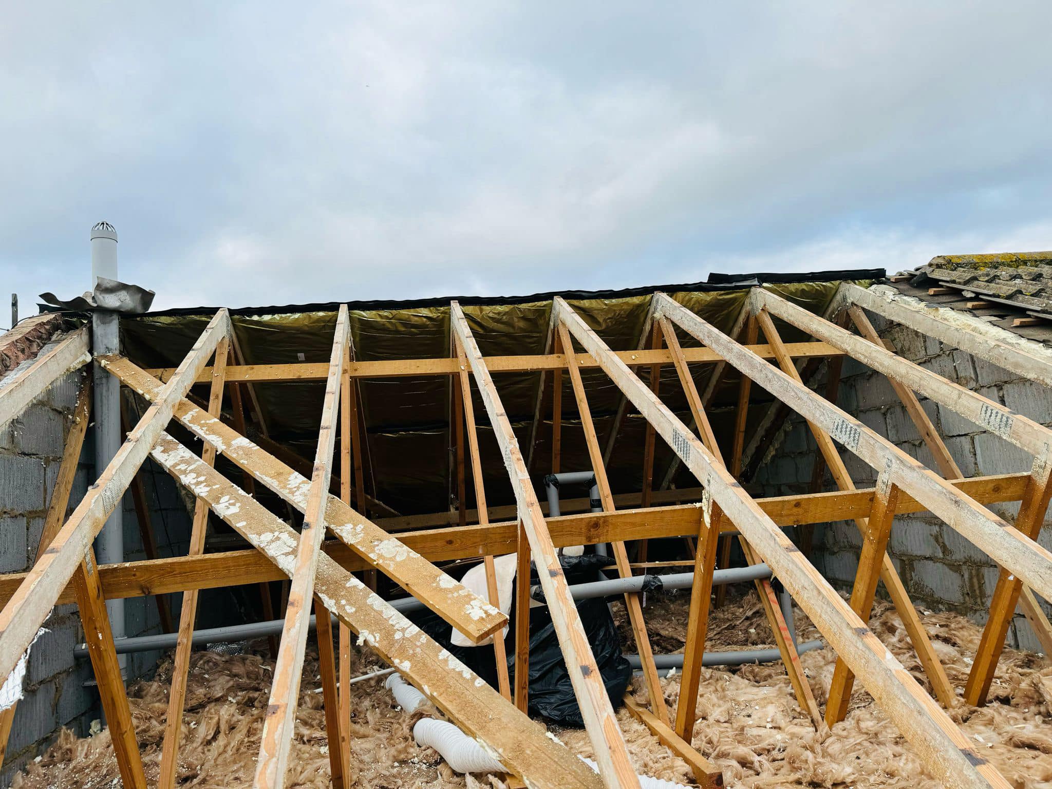 GRP fibreglass roof in Peckham