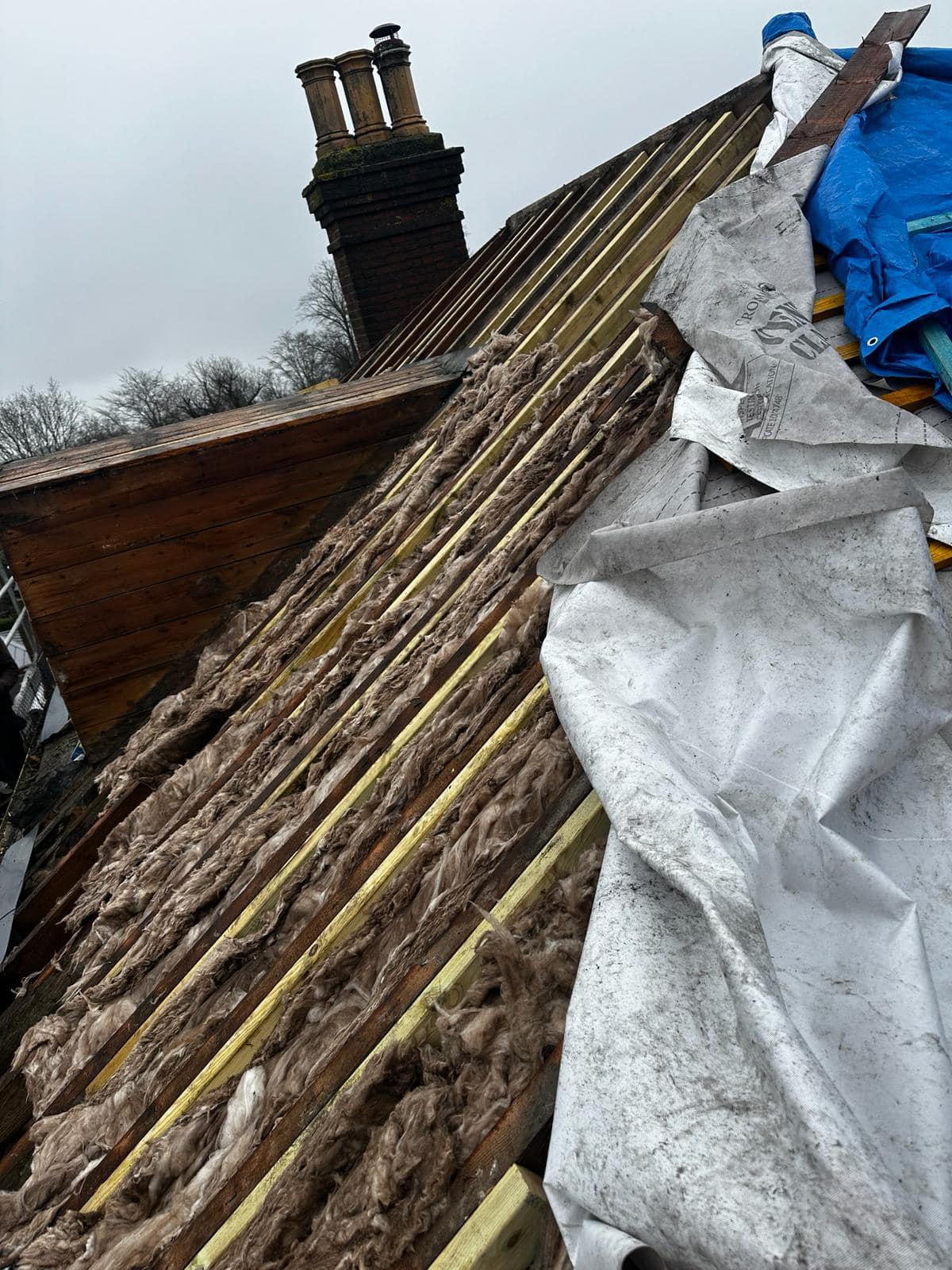 GRP fibreglass roof in Peckham