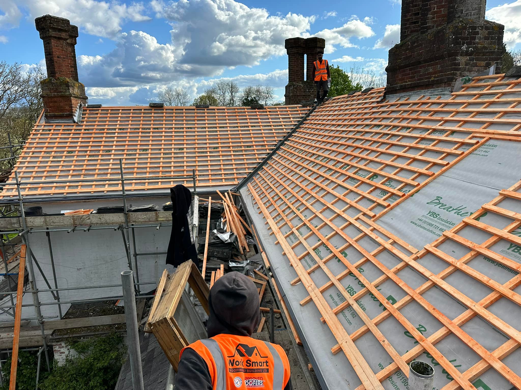 GRP fibreglass roof in Peckham