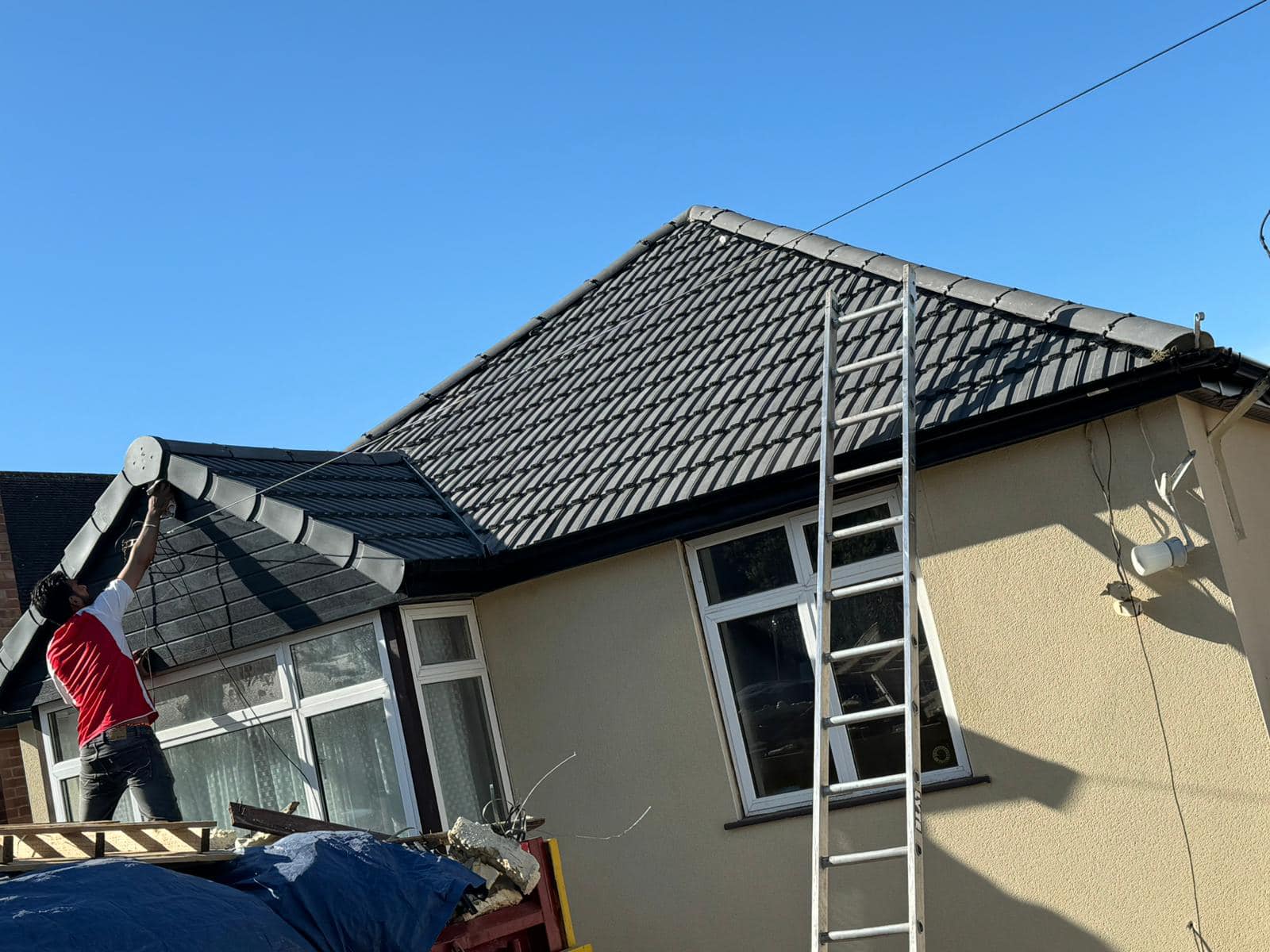 Storm damage repair in Battersea