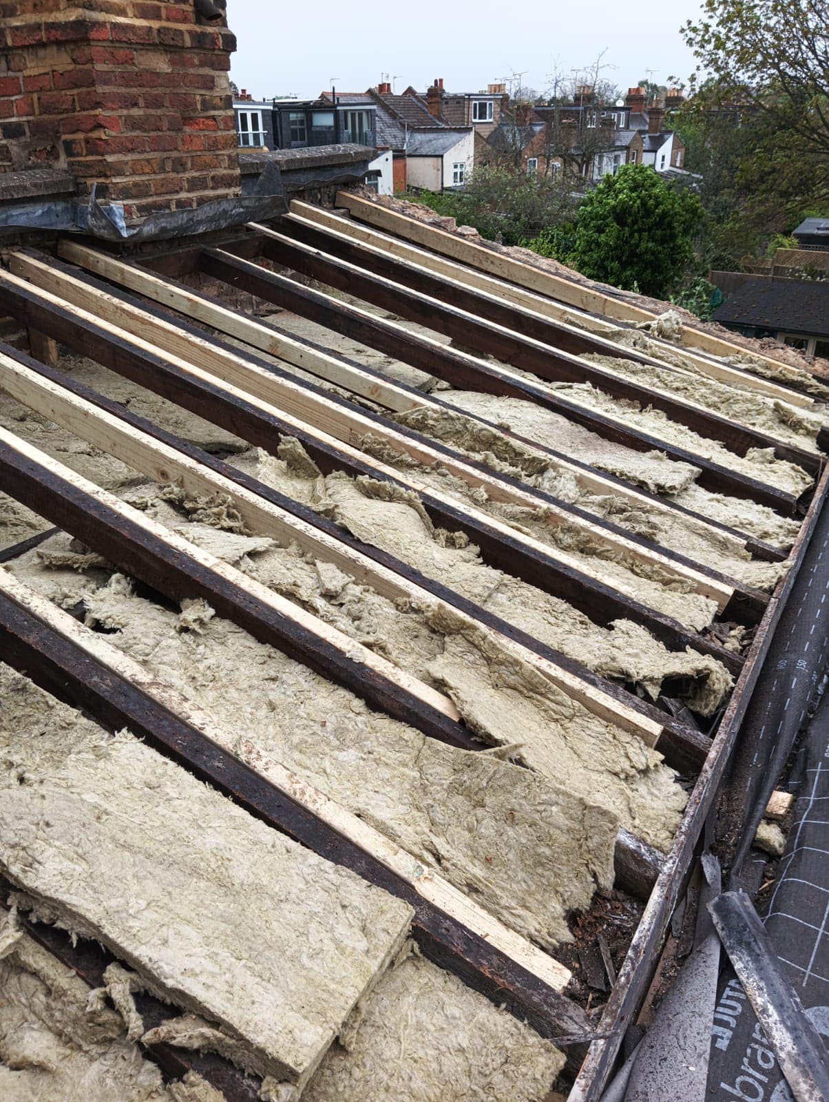 Storm damage repair in Battersea