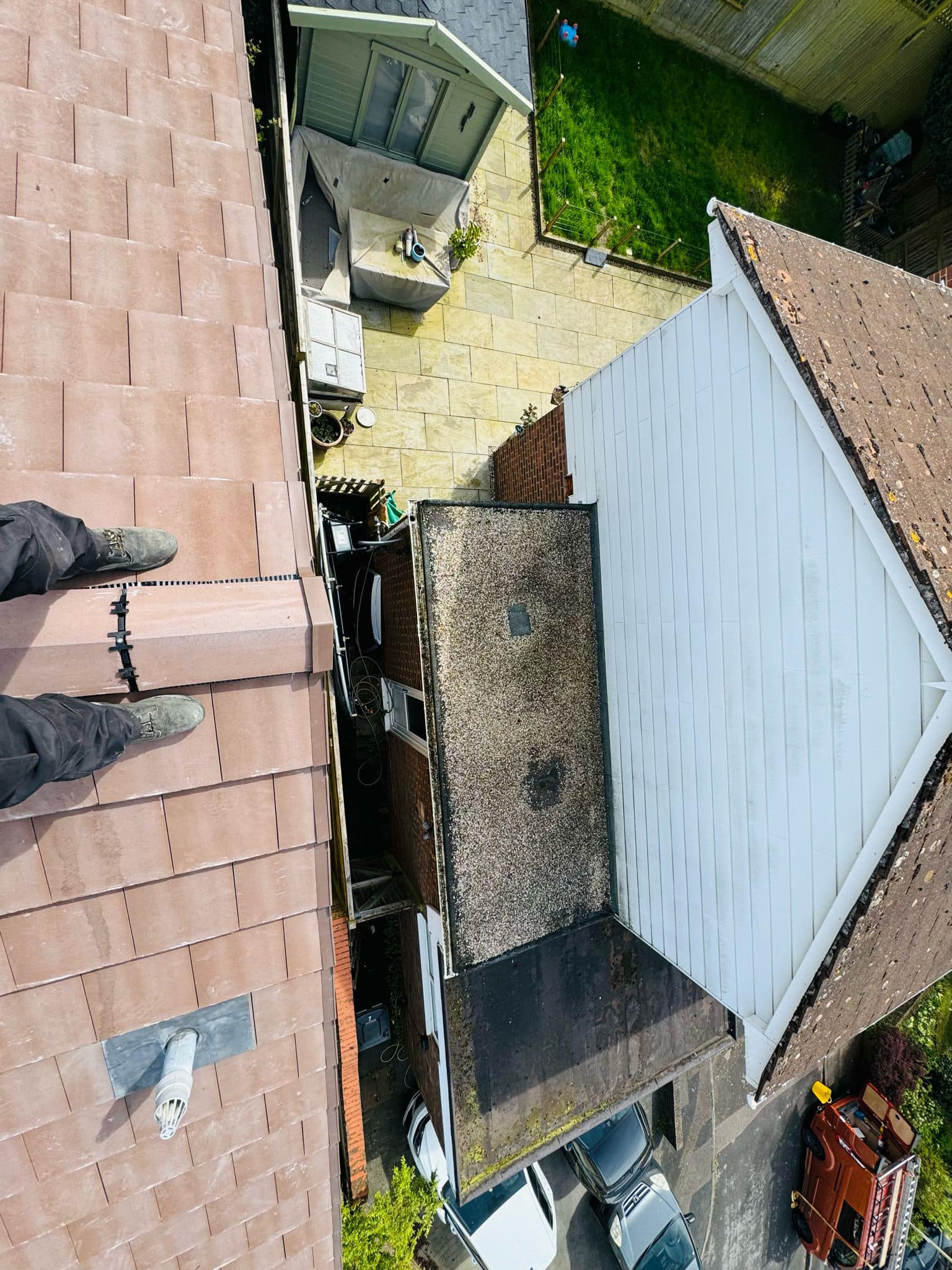 Storm damage repair in Battersea