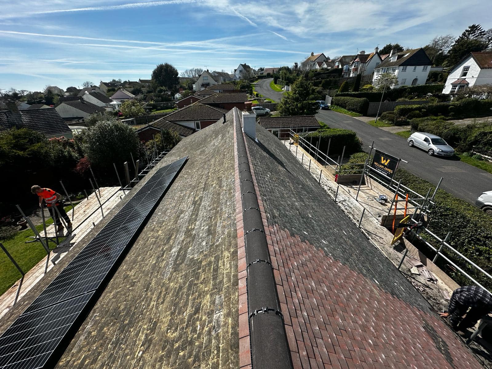 GRP fibreglass roof in Peckham