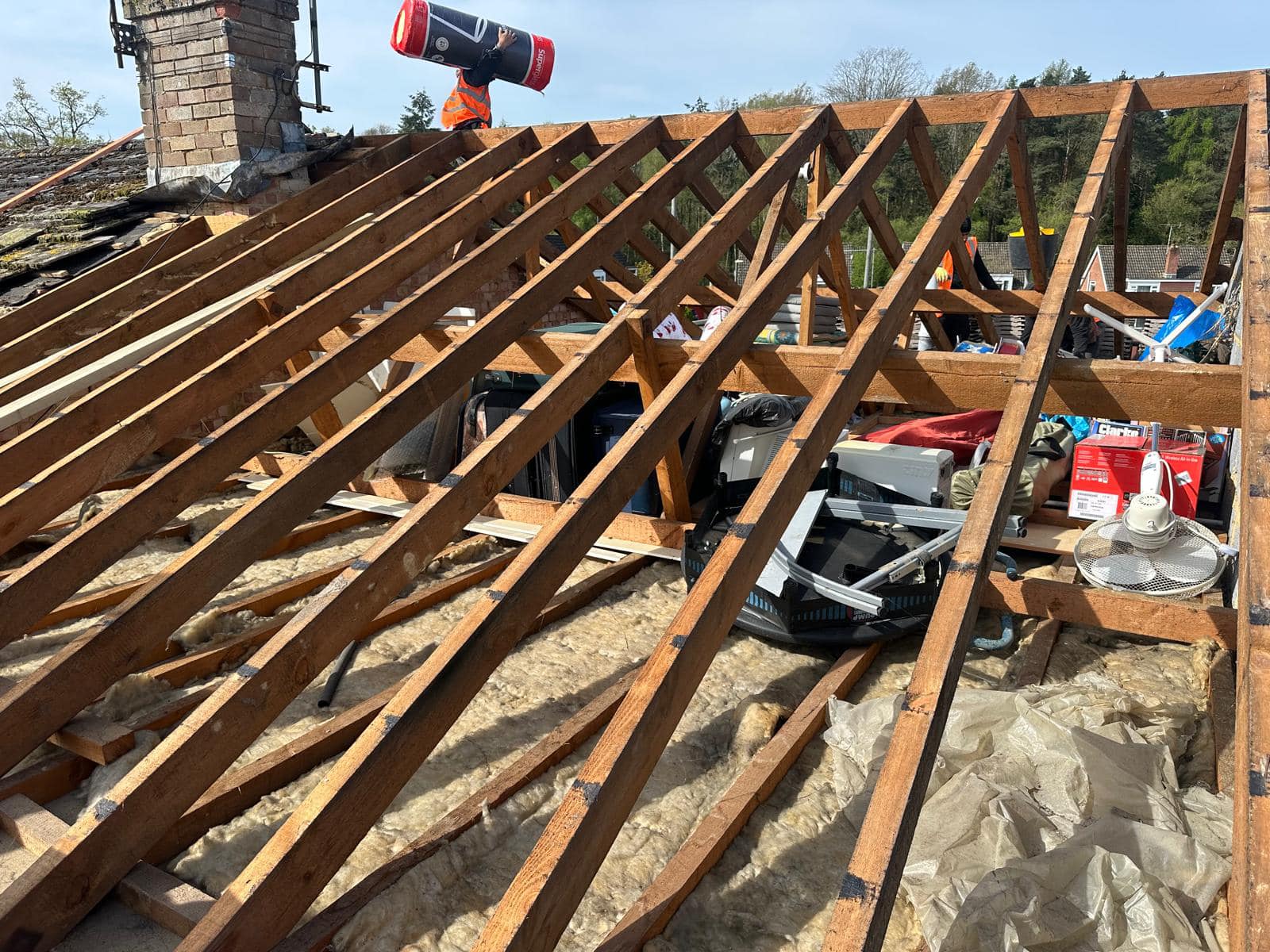 Commercial roof restoration in Canary Wharf