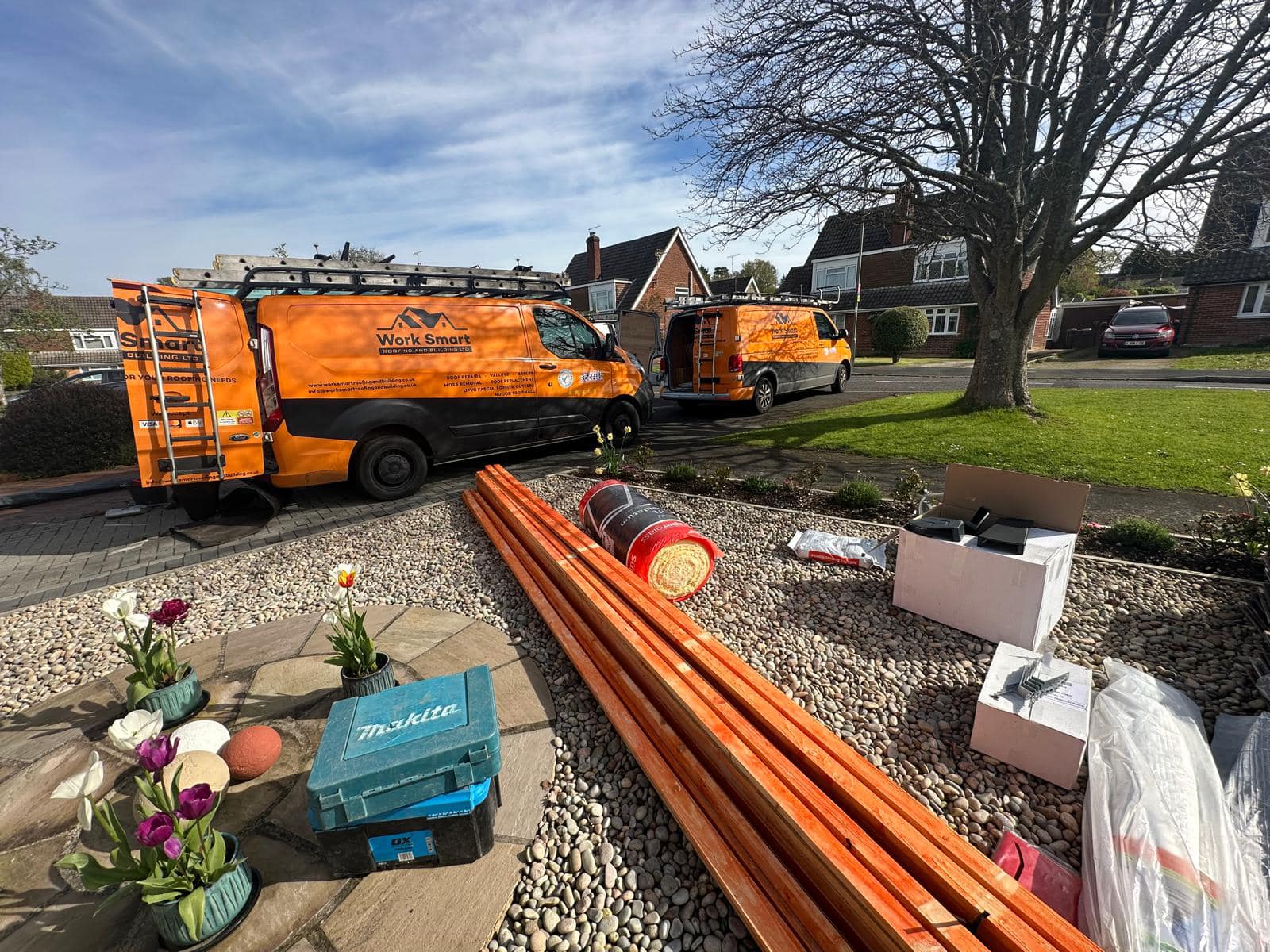 Storm damage repair in Battersea