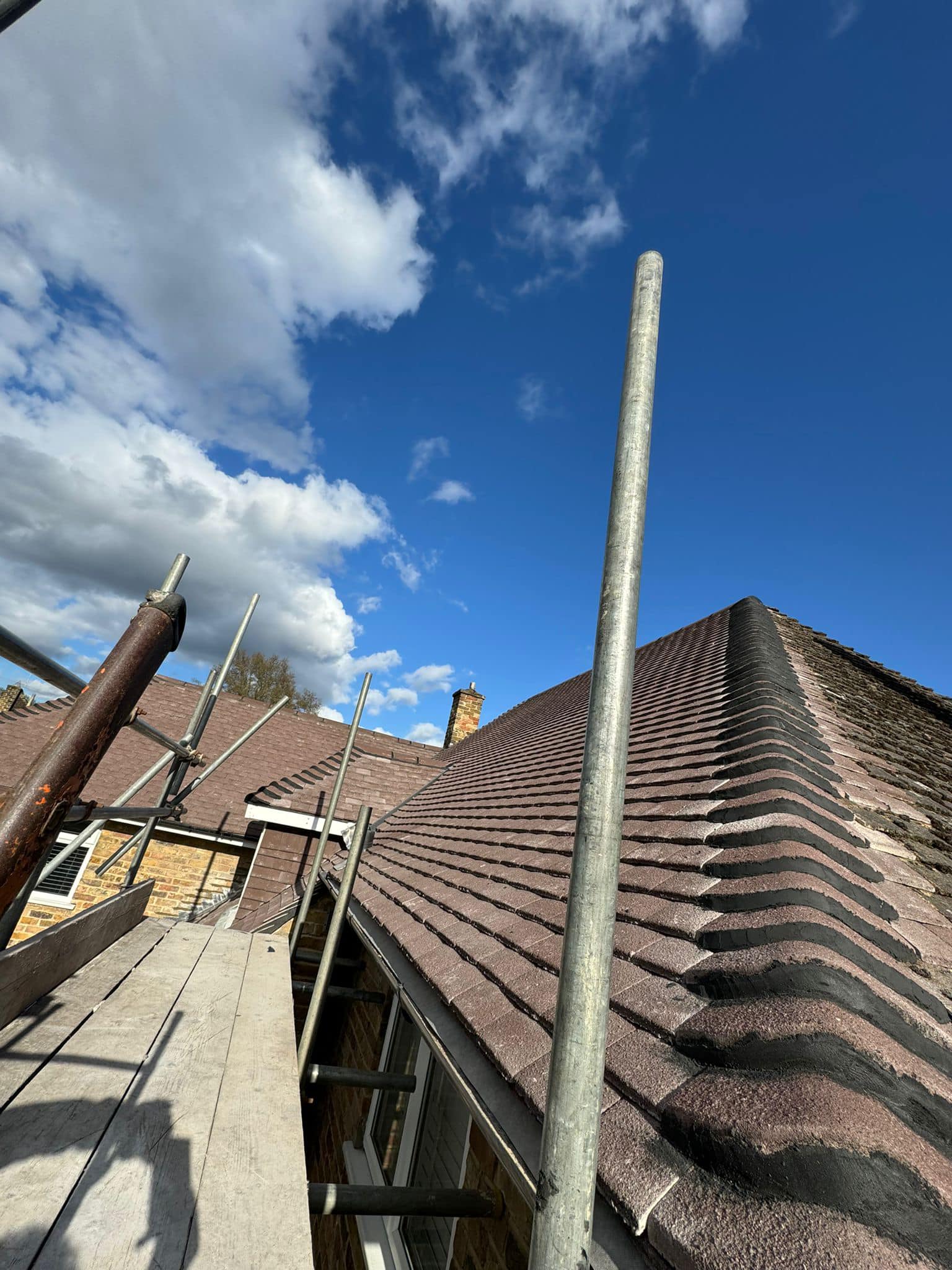 Commercial roof restoration in Canary Wharf