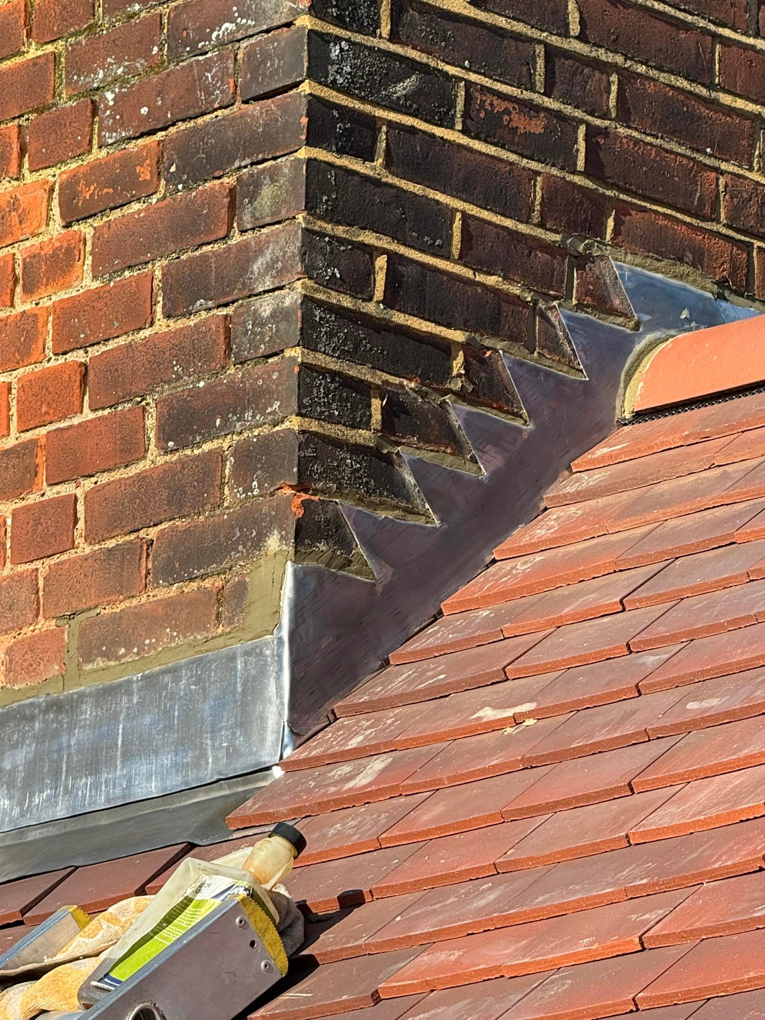Lead flashing in Westminster