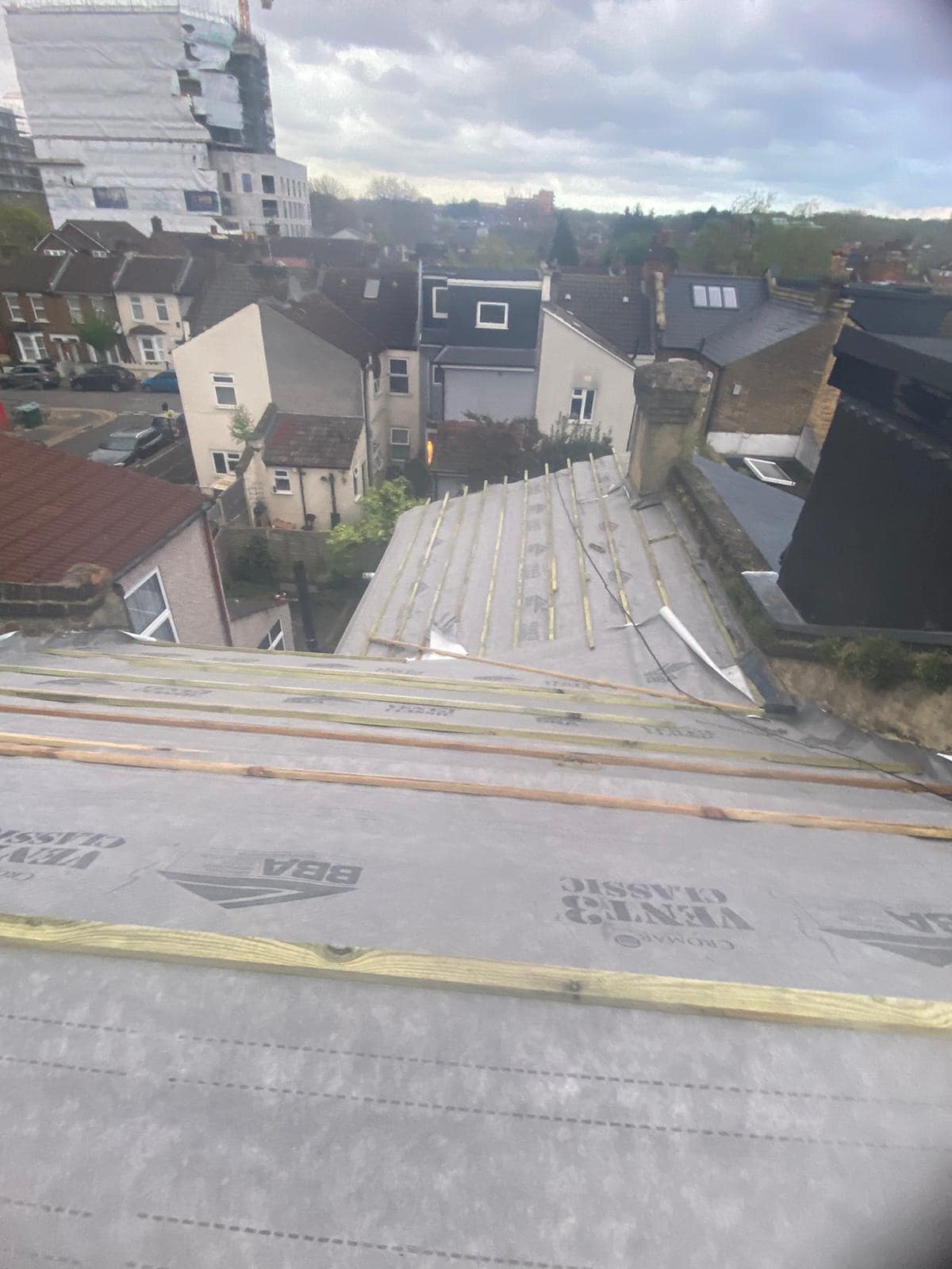 Roof repair completed in Bermondsey, South London