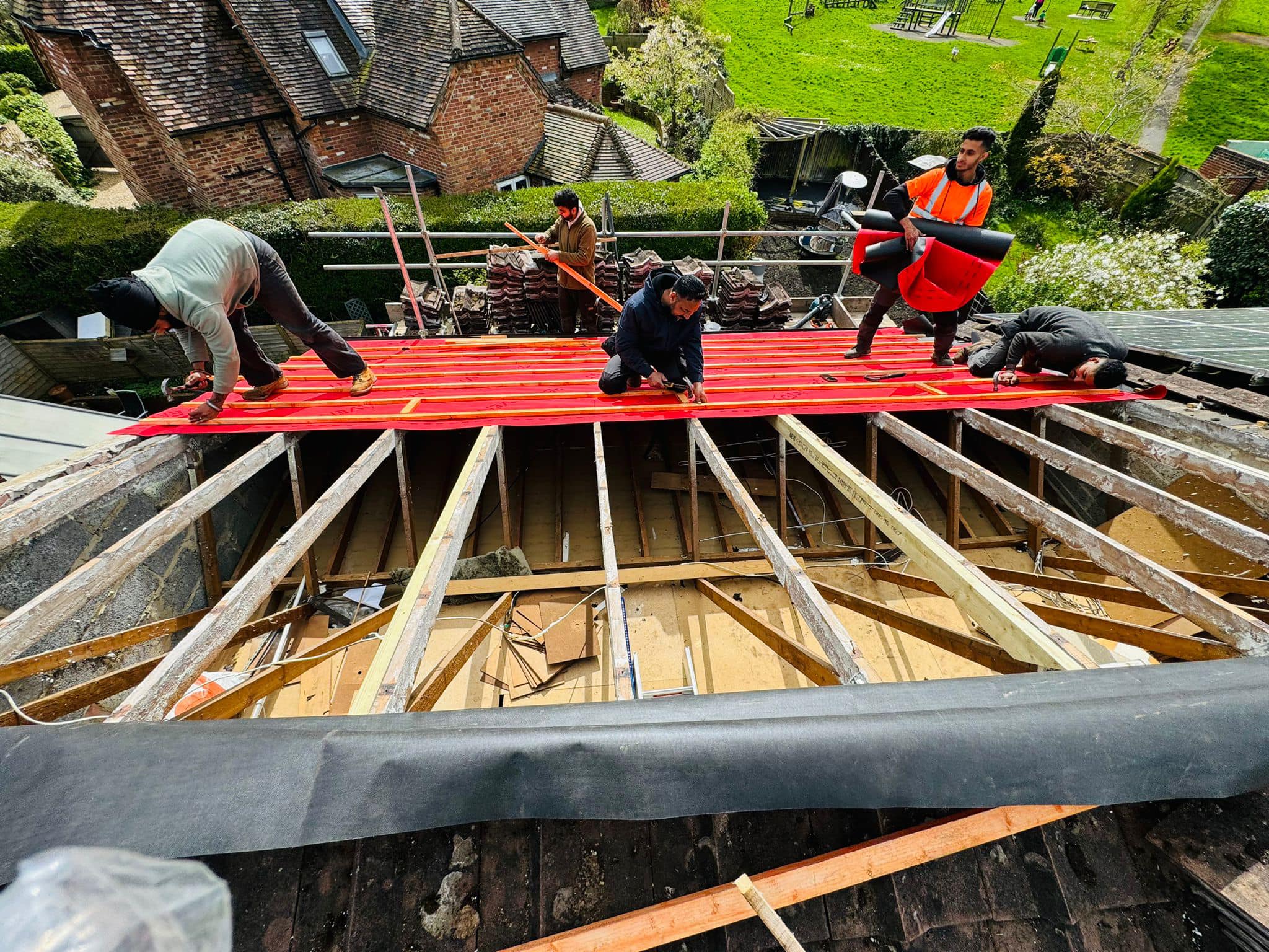 Slate roof restoration in Greenwich