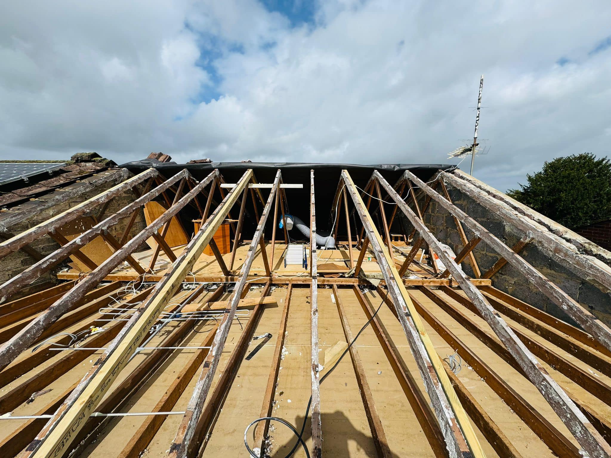 Storm damage repair in Battersea
