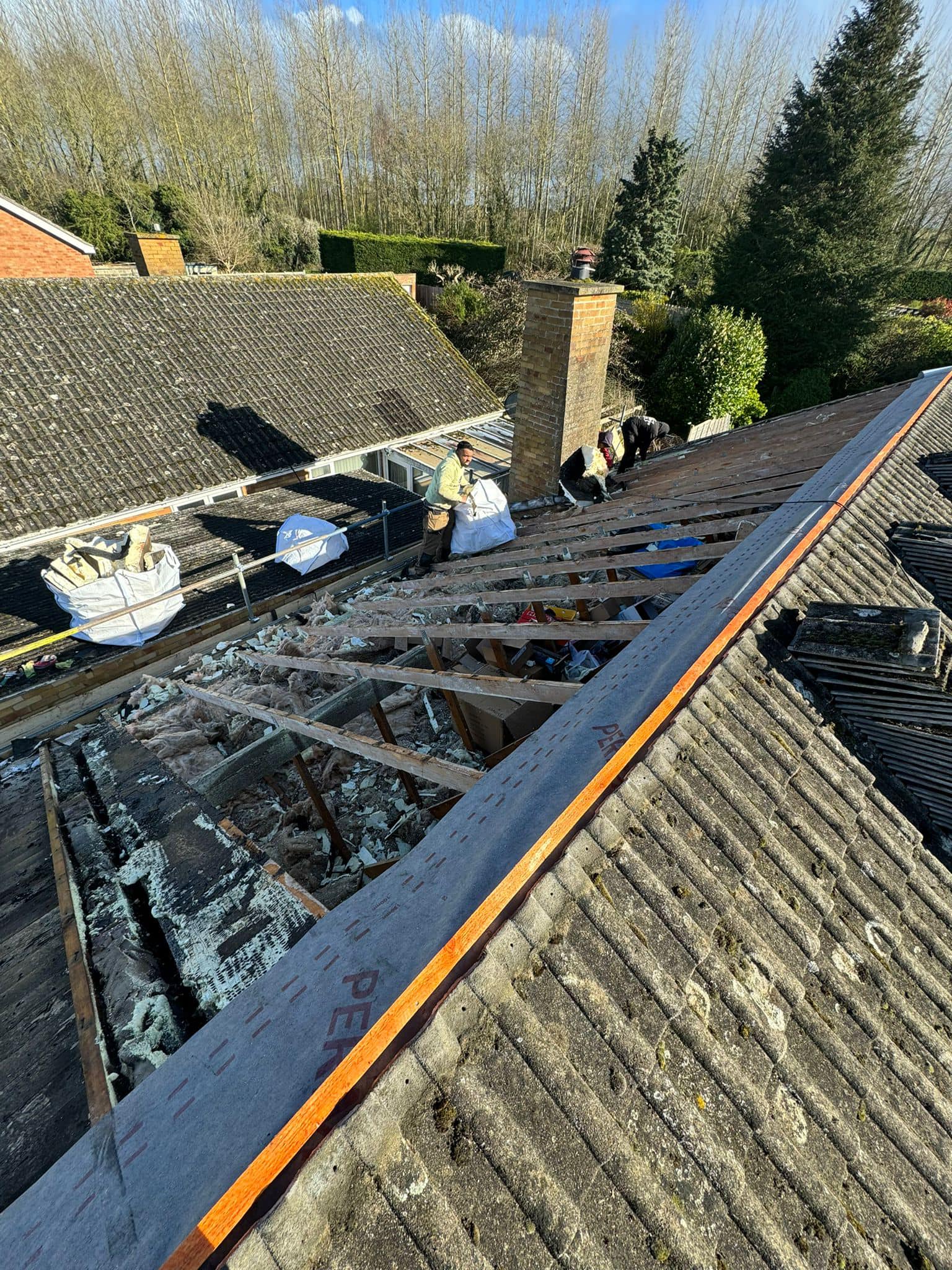 EPDM rubber roof in Stratford