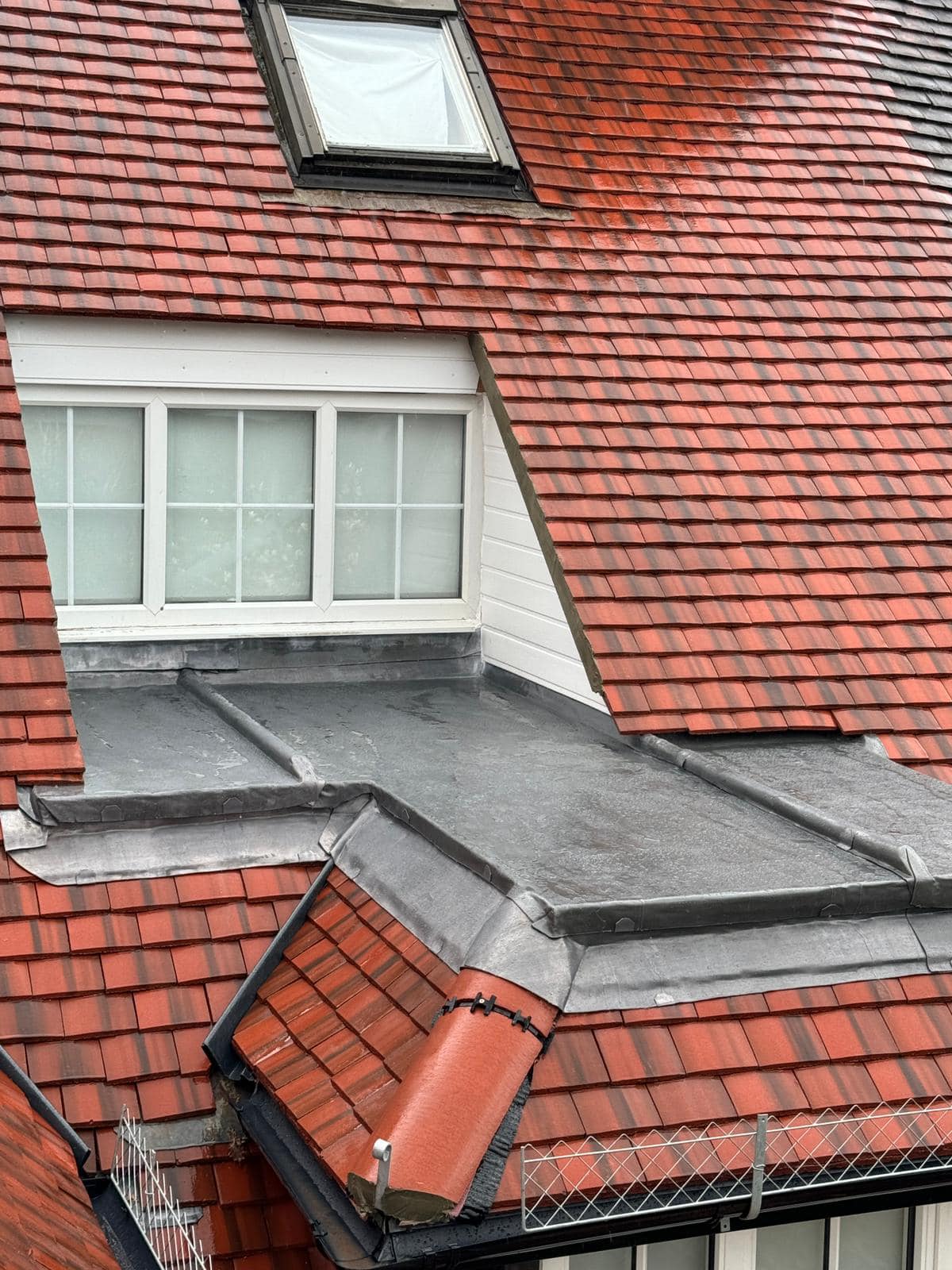 Lead flashing in Westminster