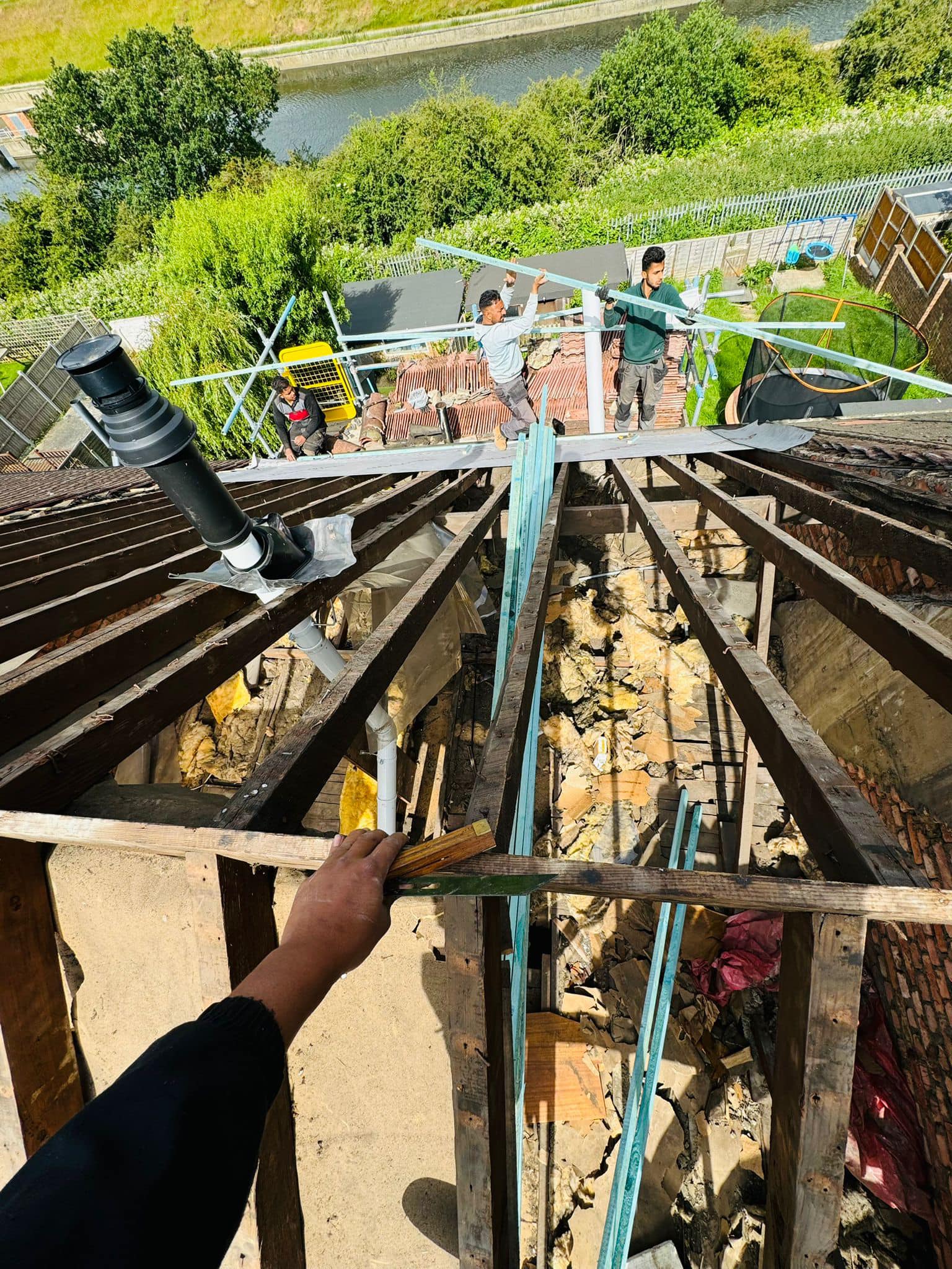 GRP fibreglass roof in Peckham