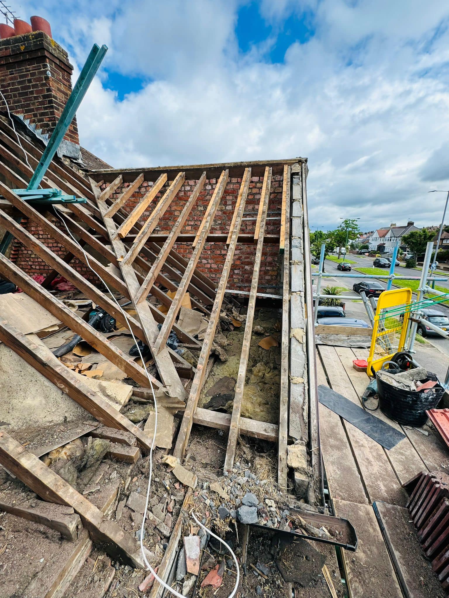 Lead flashing in Westminster