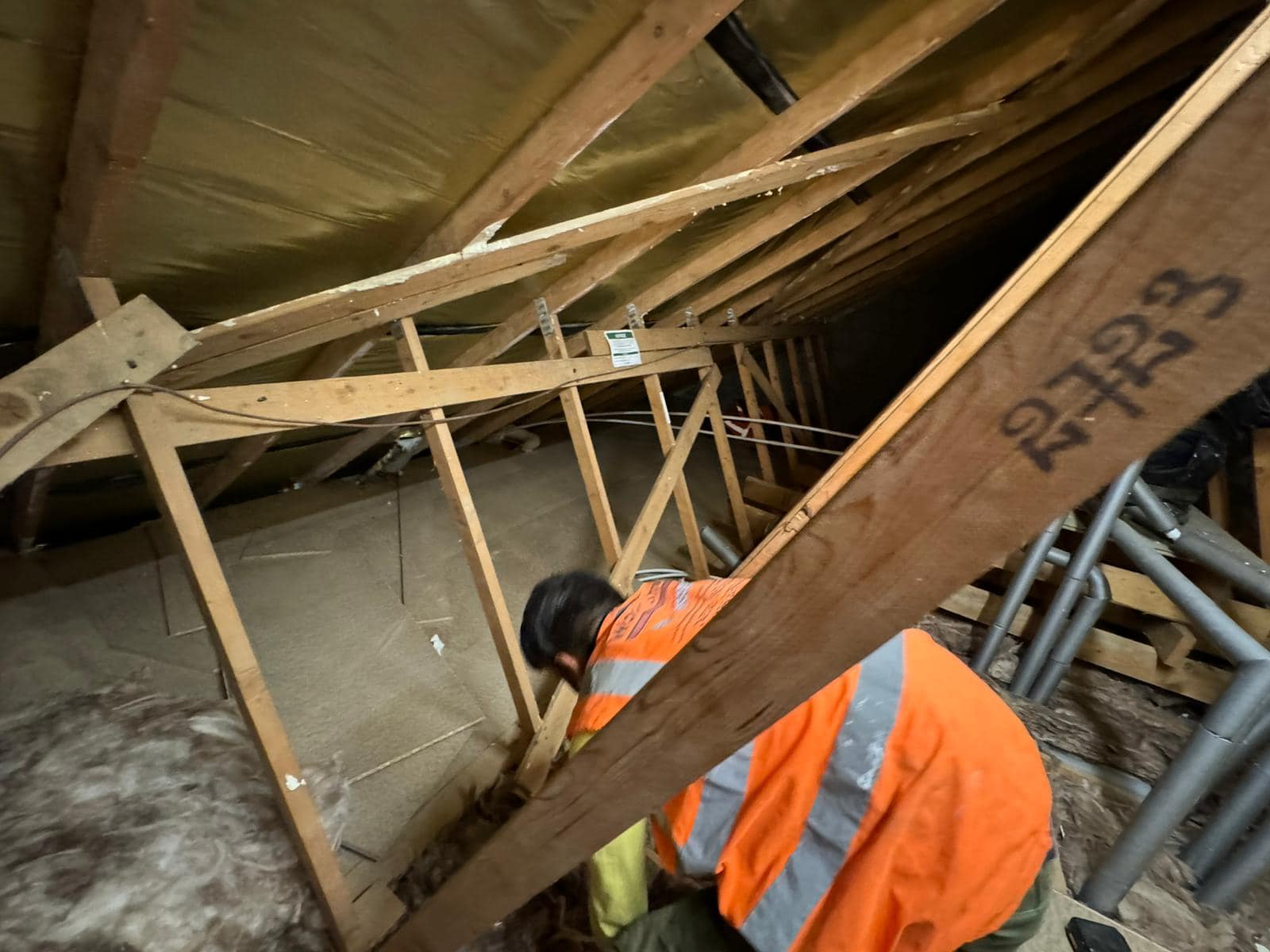 Commercial roof restoration in Canary Wharf