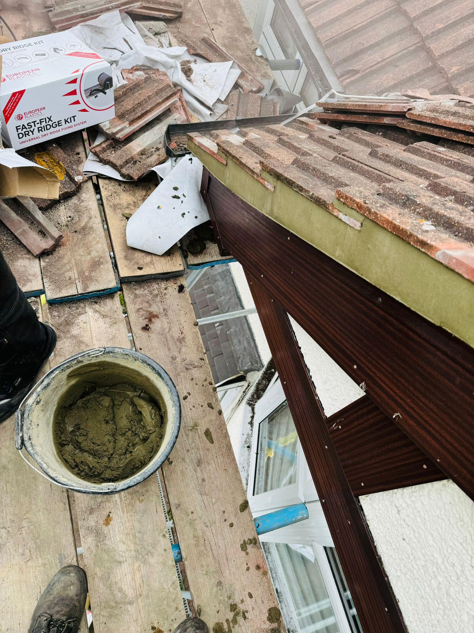 Storm damage repair in Battersea