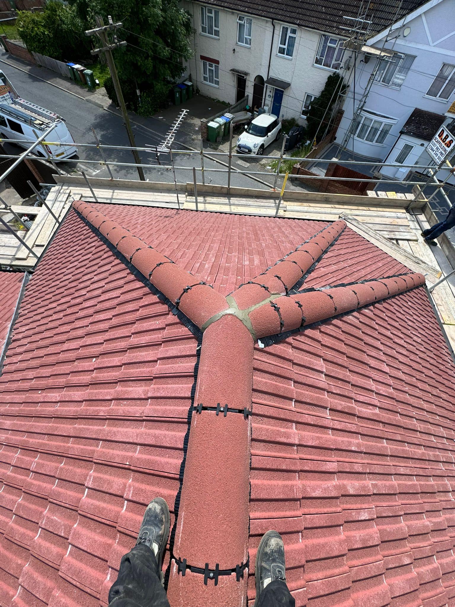 Lead flashing in Westminster
