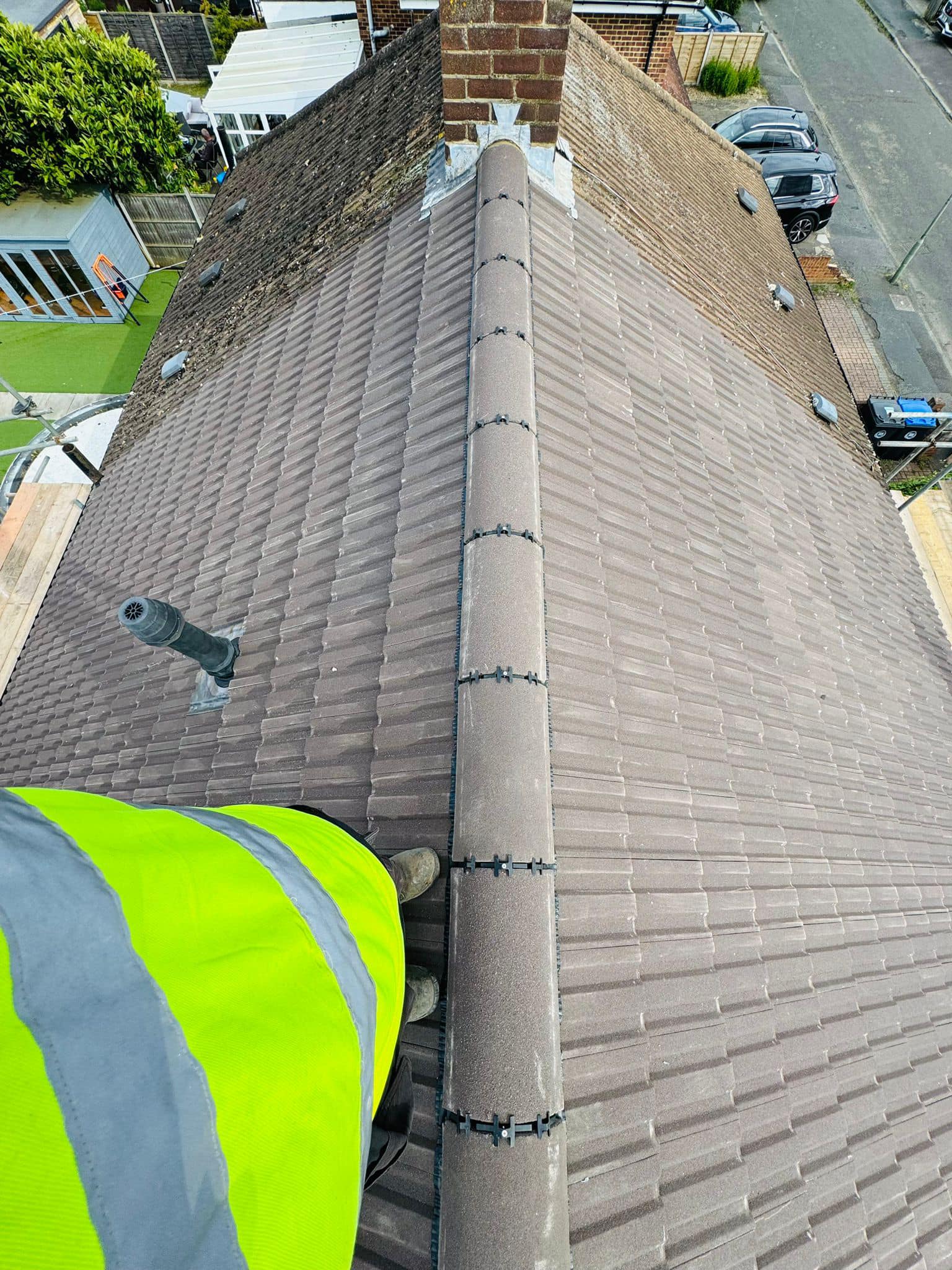 Moss removal in Wimbledon