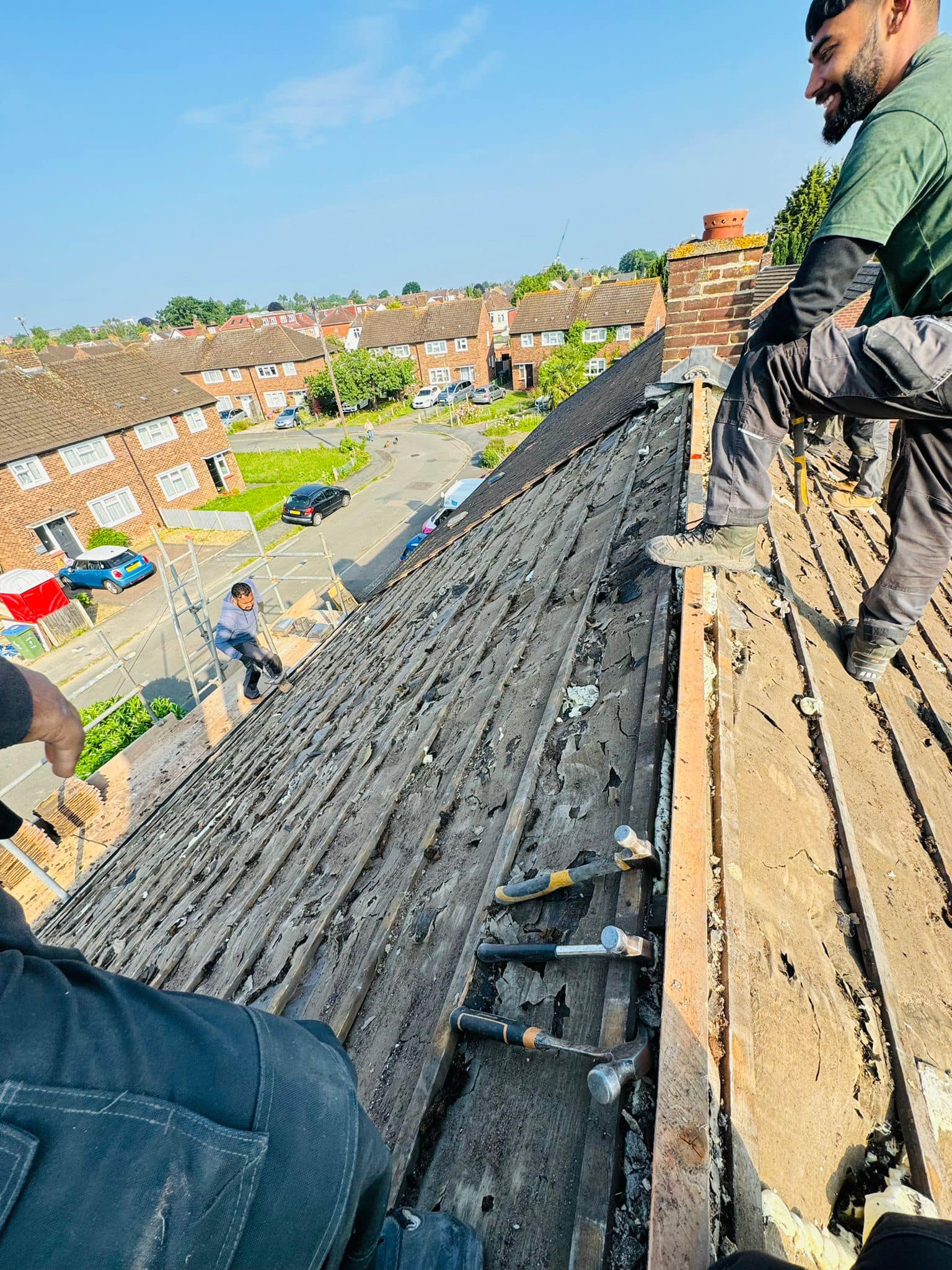 Flat roof replacement in Croydon