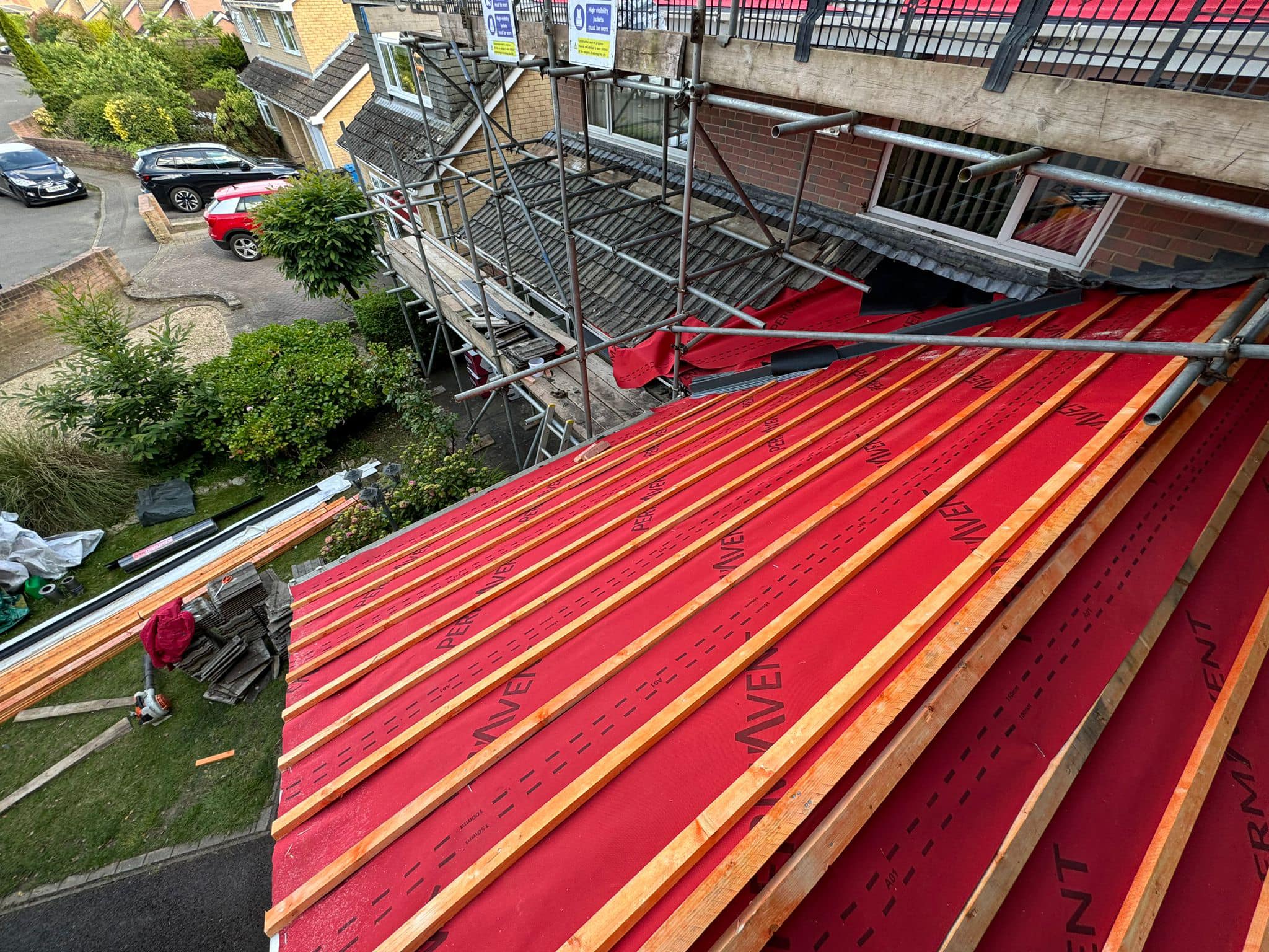 Commercial roof restoration in Canary Wharf