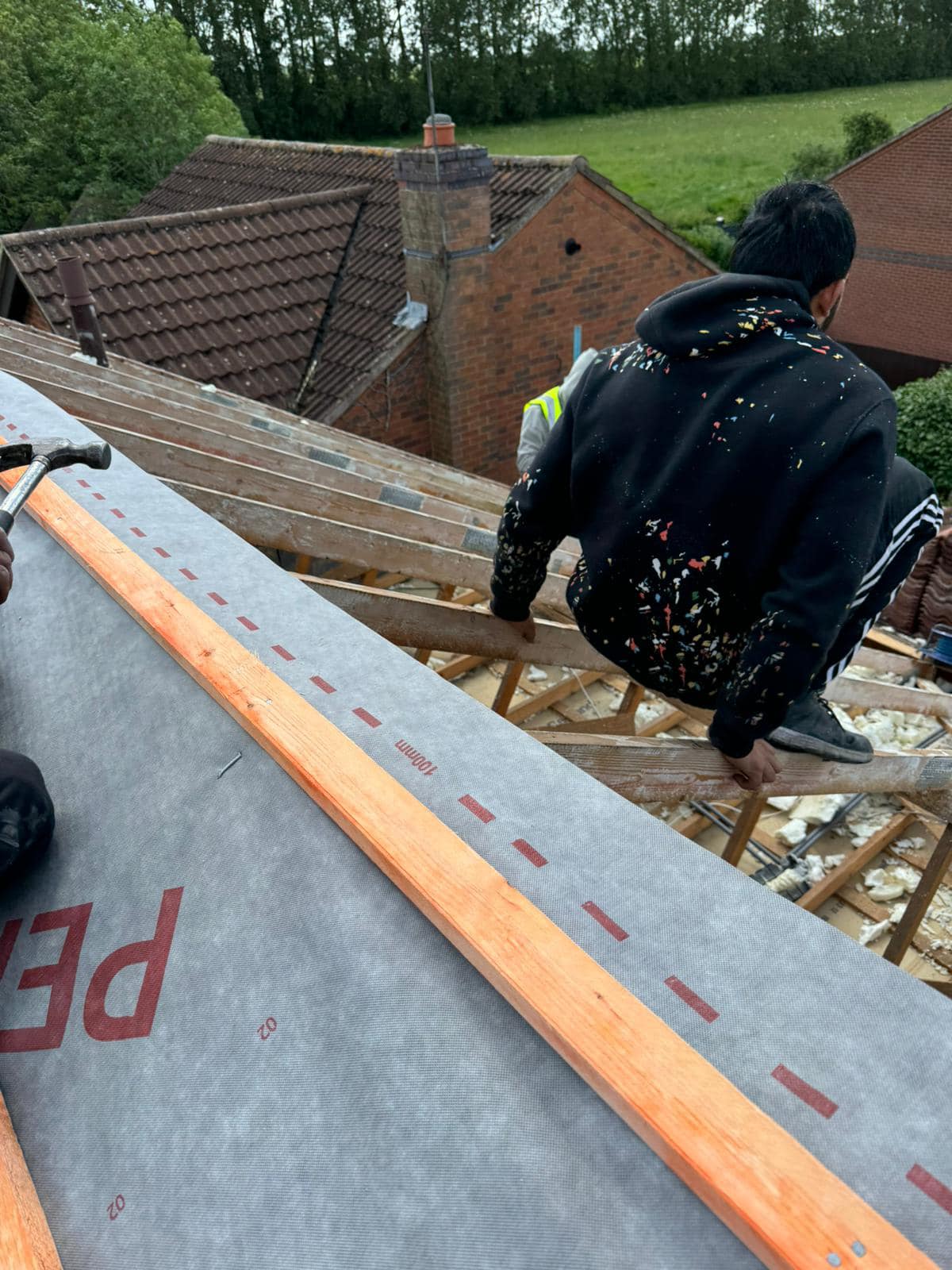 Slate roof restoration in Greenwich