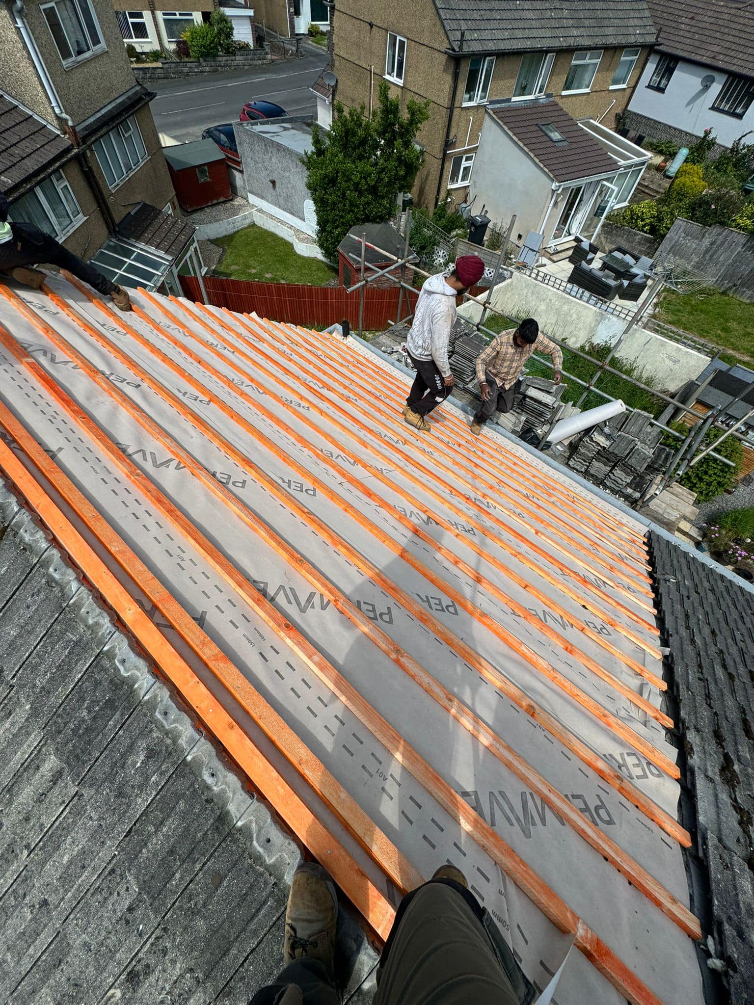 GRP fibreglass roof in Peckham