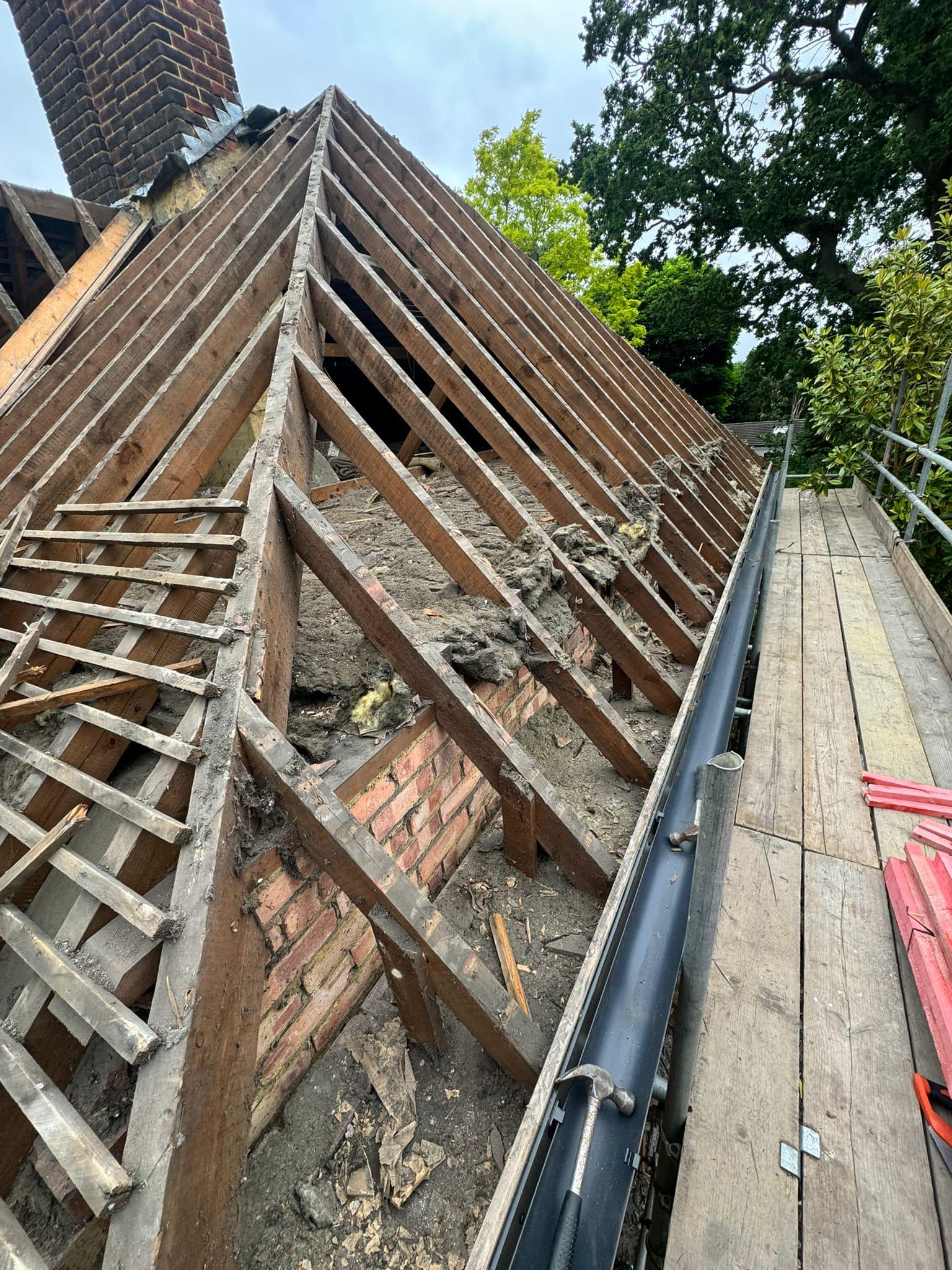 Commercial roof restoration in Canary Wharf