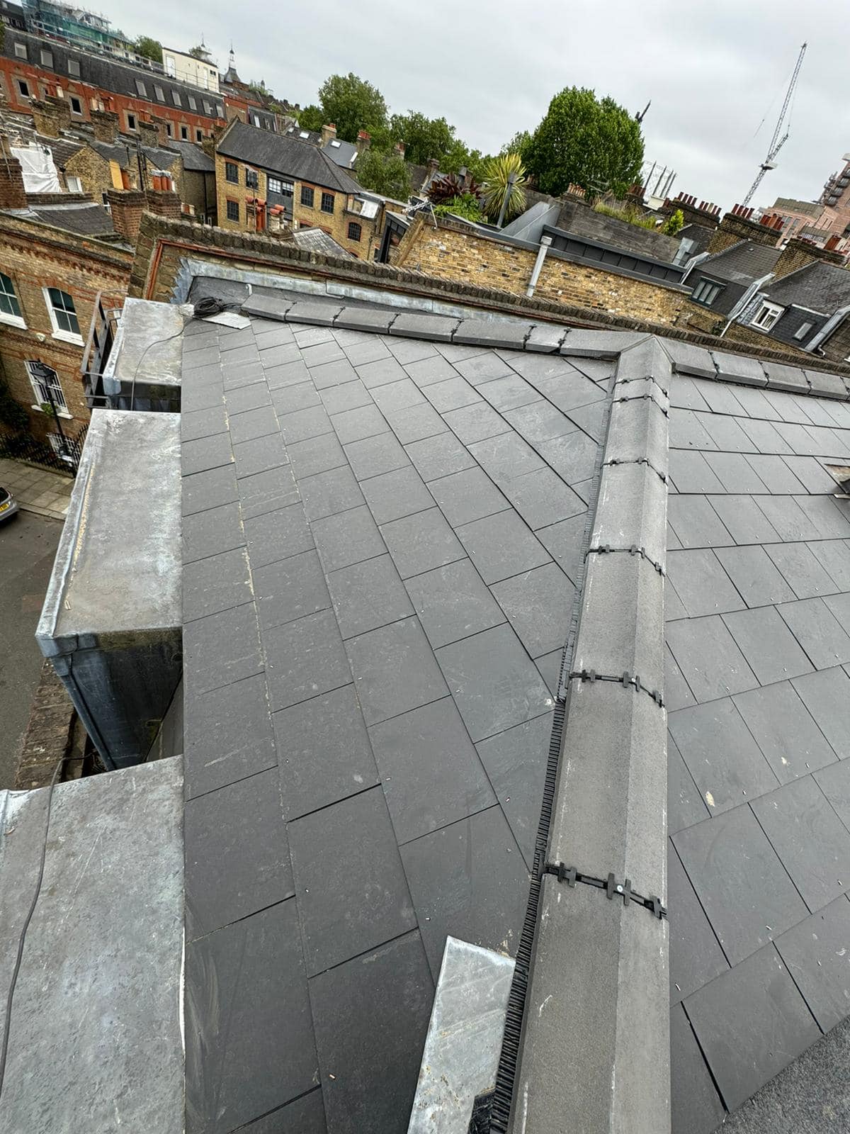 Zinc roofing in Shoreditch