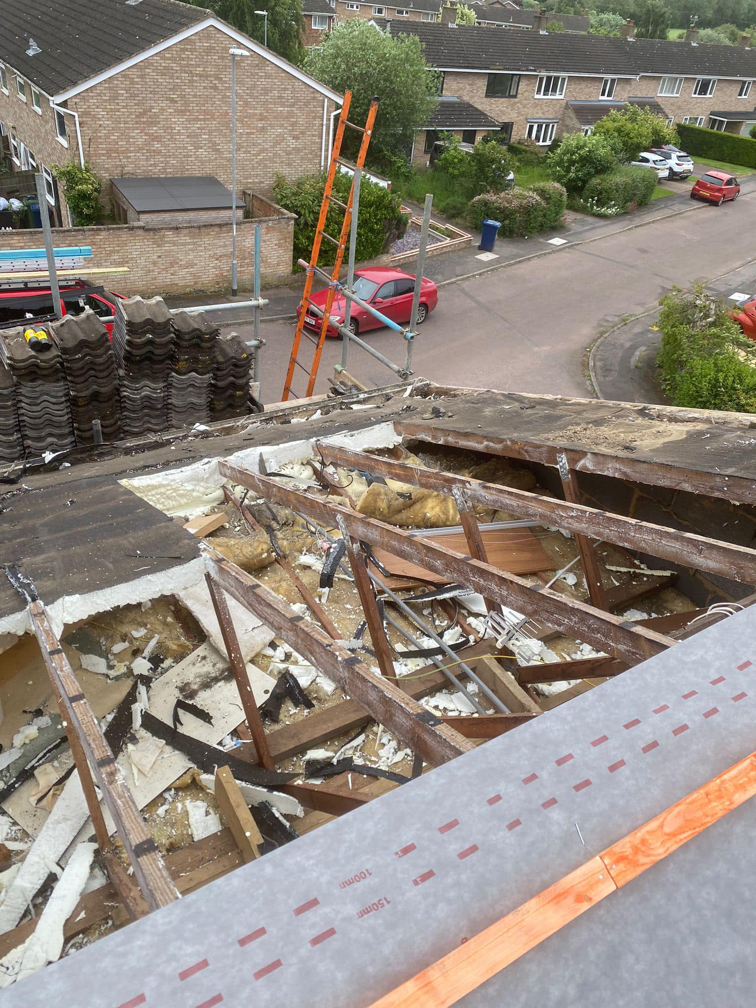 Commercial roof restoration in Canary Wharf
