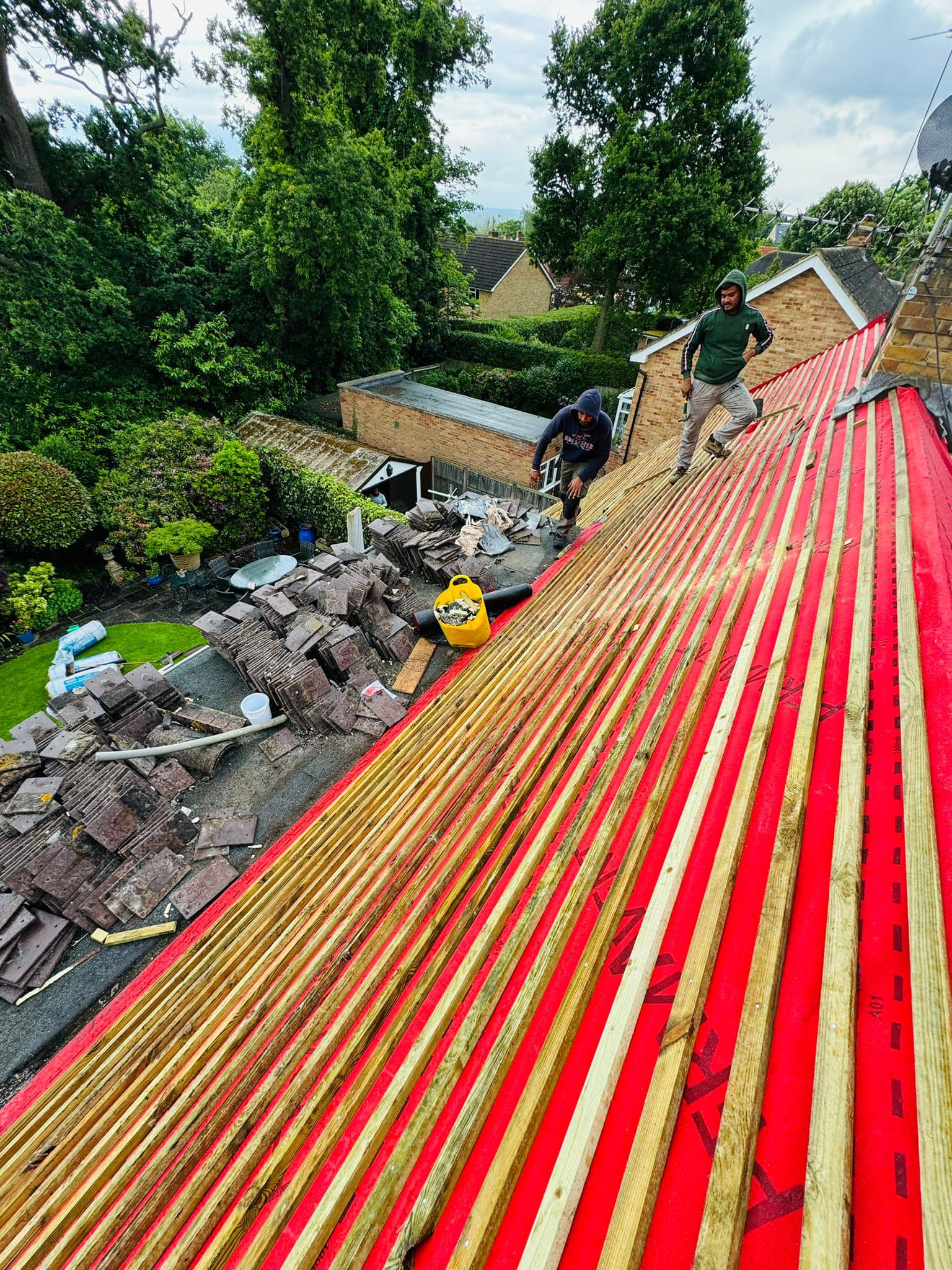 GRP fibreglass roof in Peckham