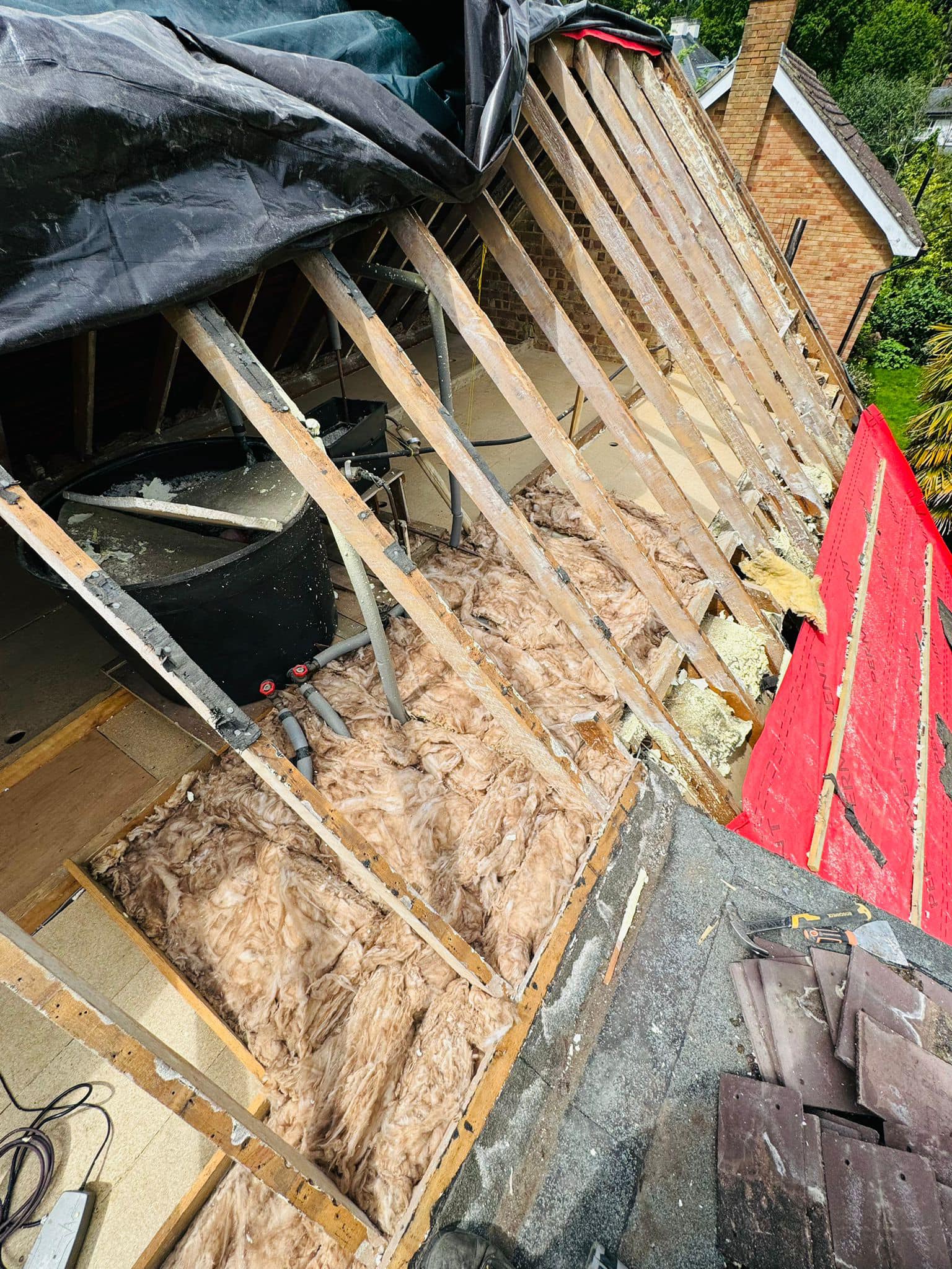 GRP fibreglass roof in Peckham