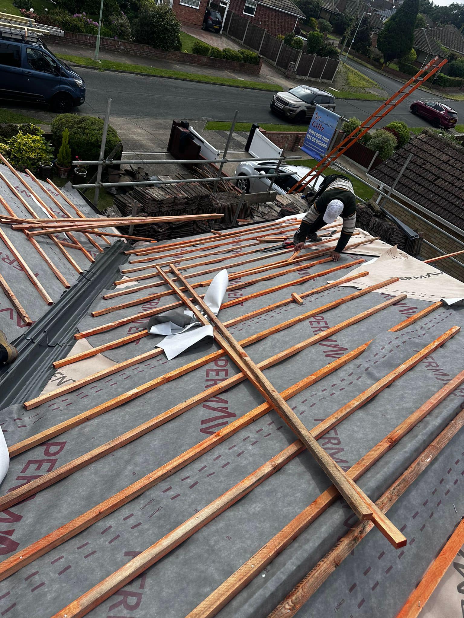 Slate roof restoration in Greenwich