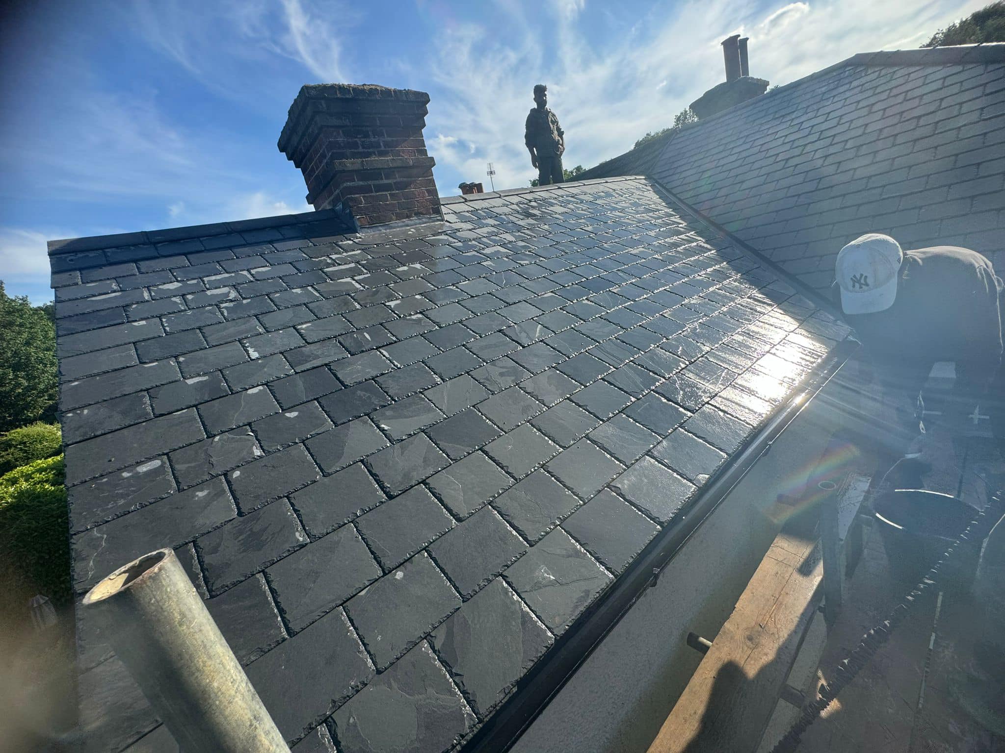 Moss removal in Wimbledon