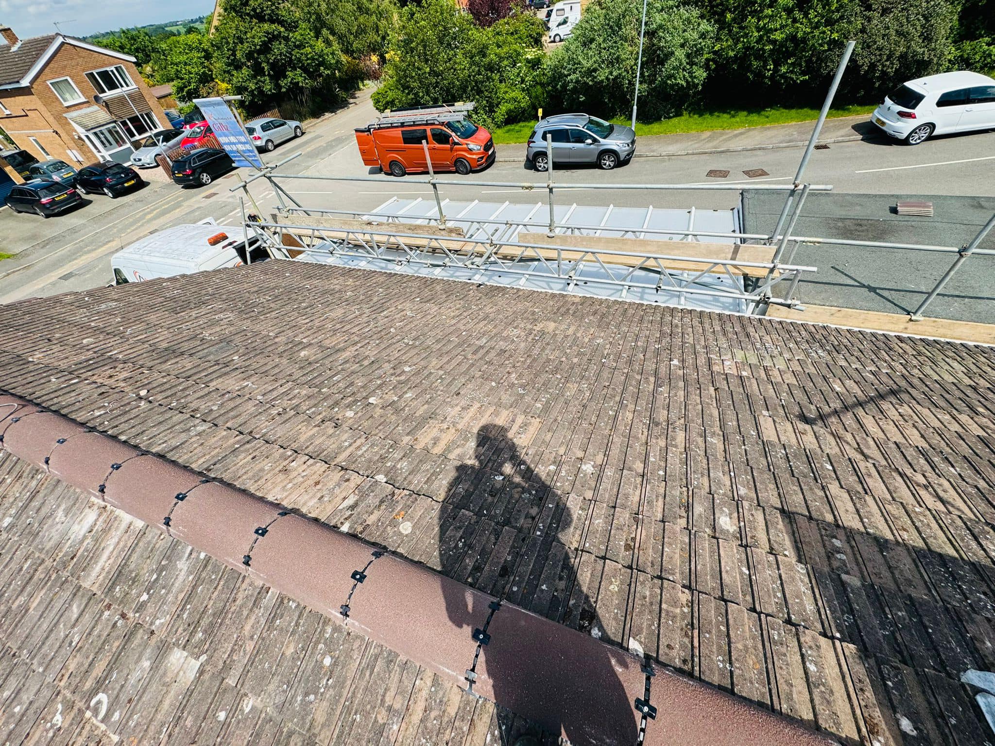 Slate roof restoration in Greenwich