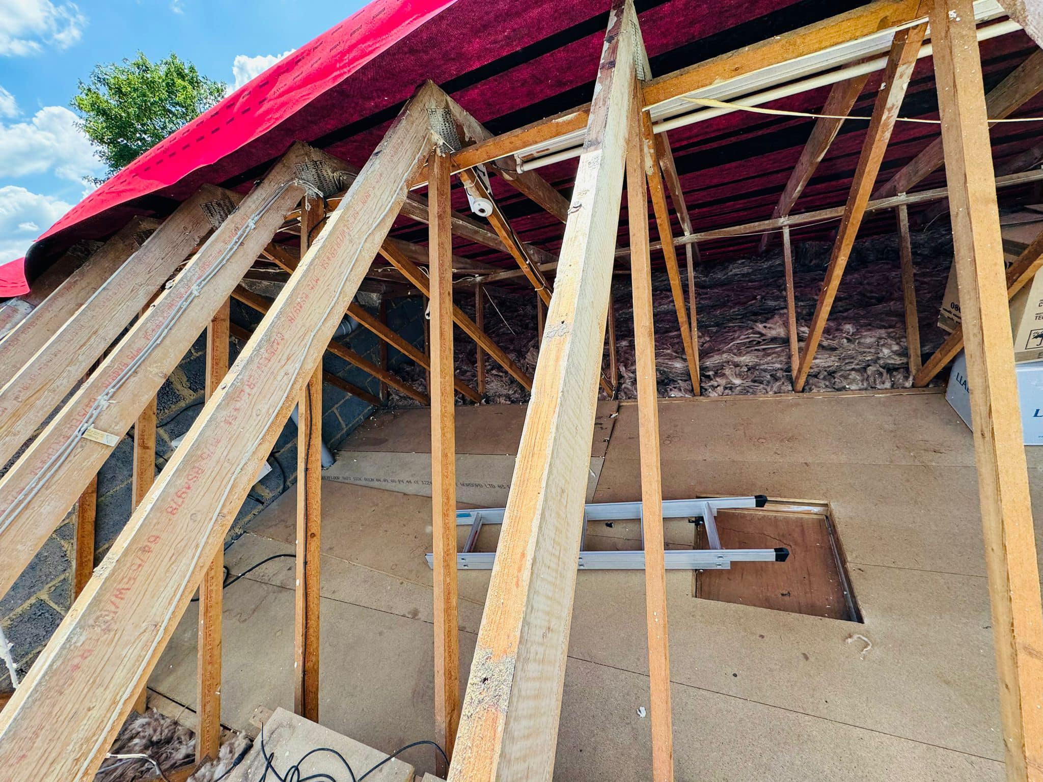 Professional roofers working on a property in London - KS Roof Master