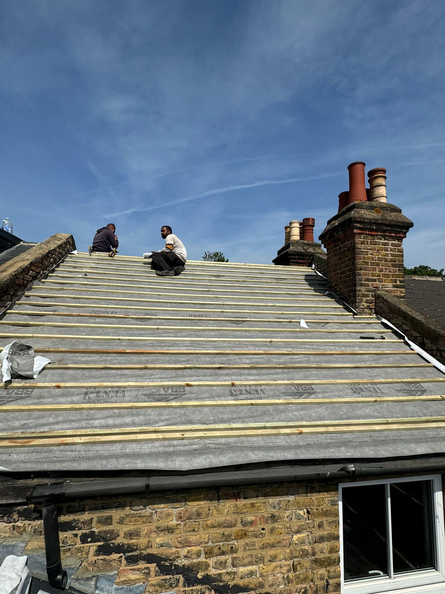 Roof waterproofing in Clapham