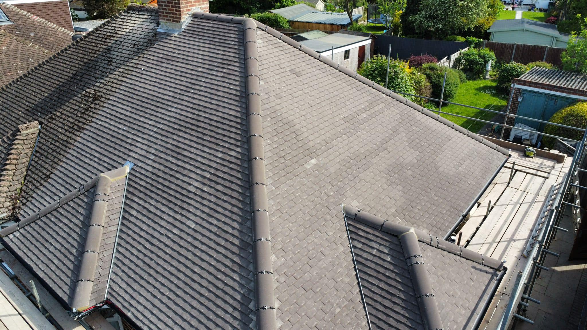 Commercial roof restoration in Canary Wharf