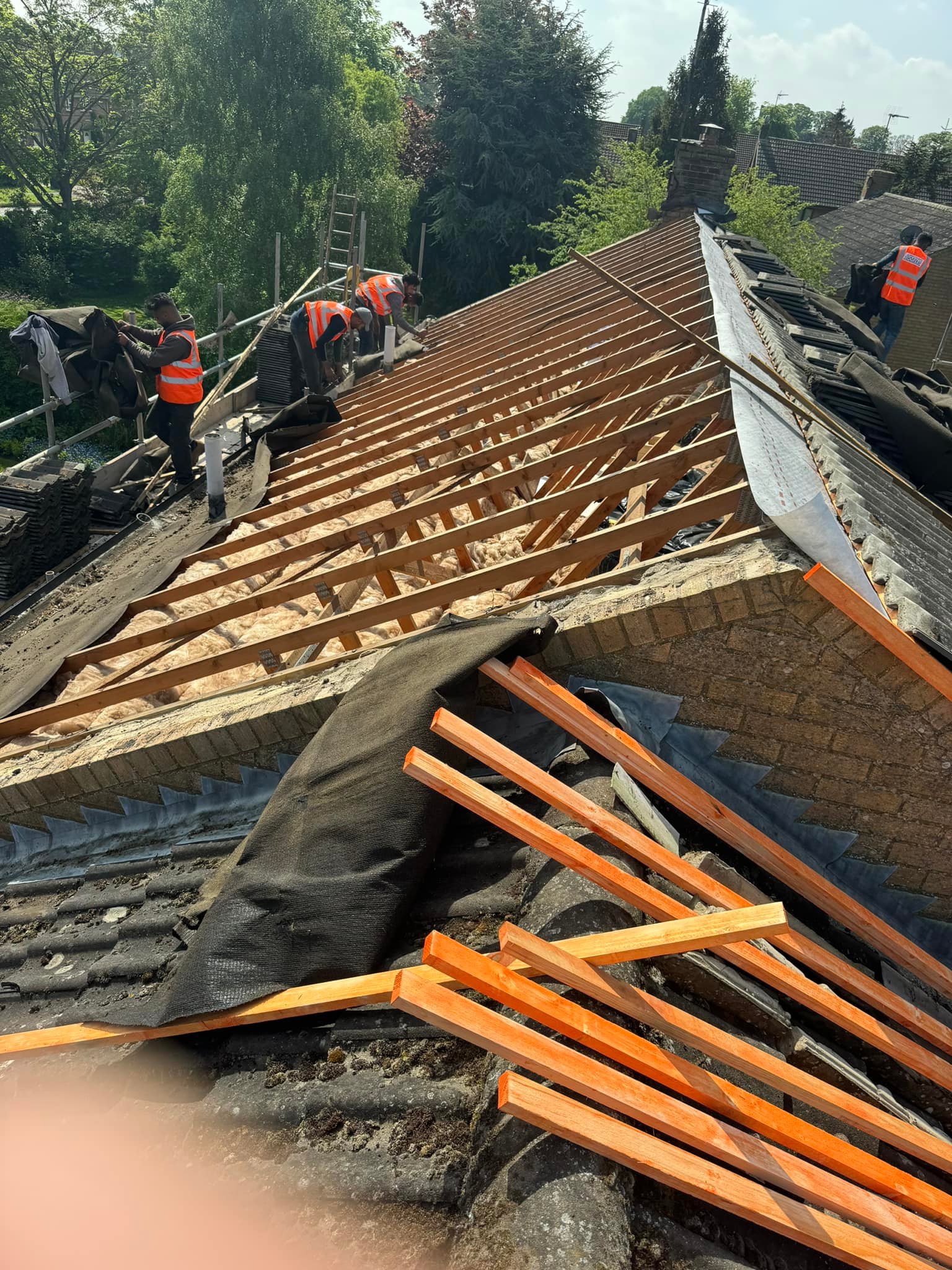 Slate roof restoration in Greenwich