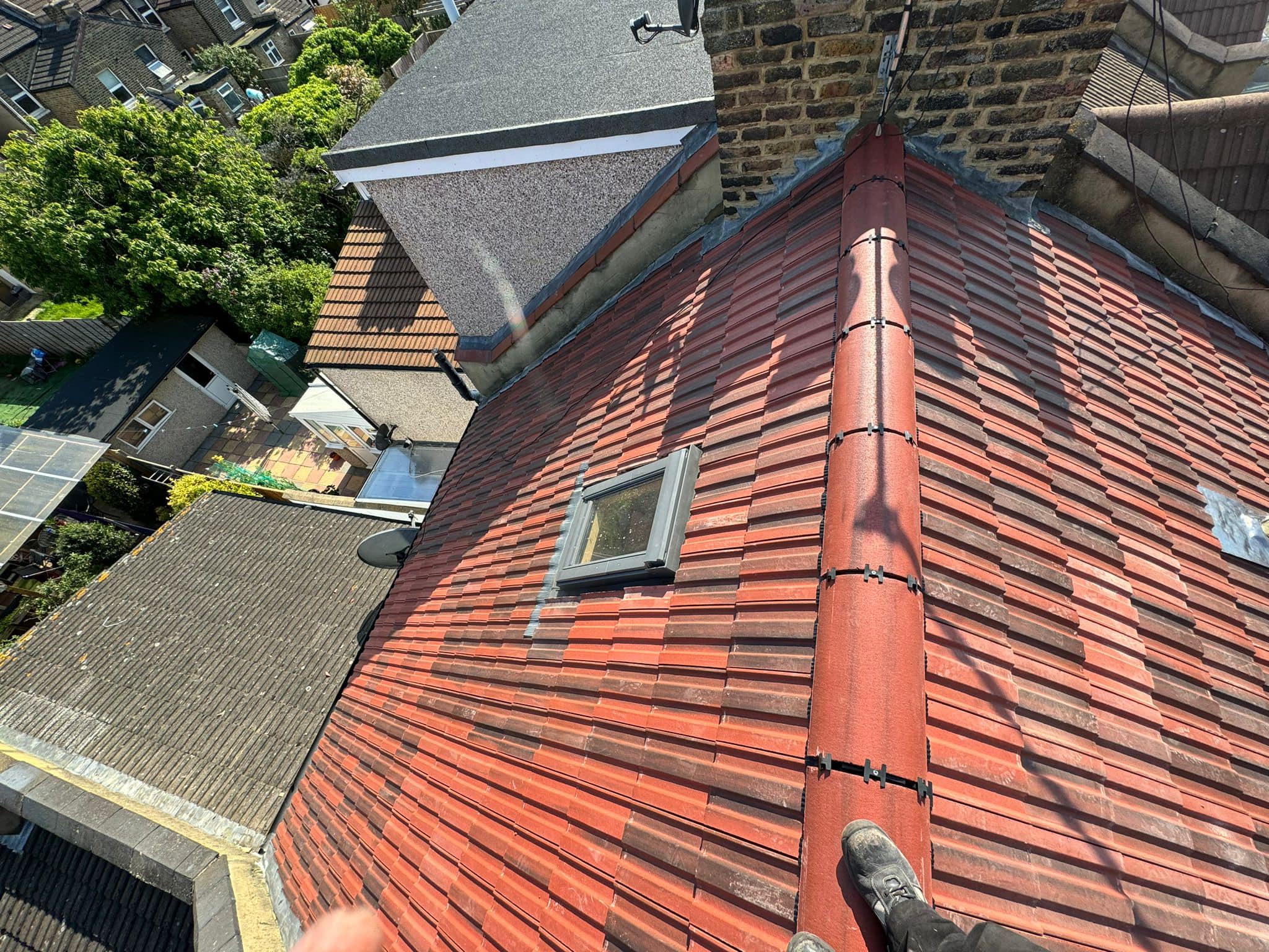 Slate roof restoration in Greenwich