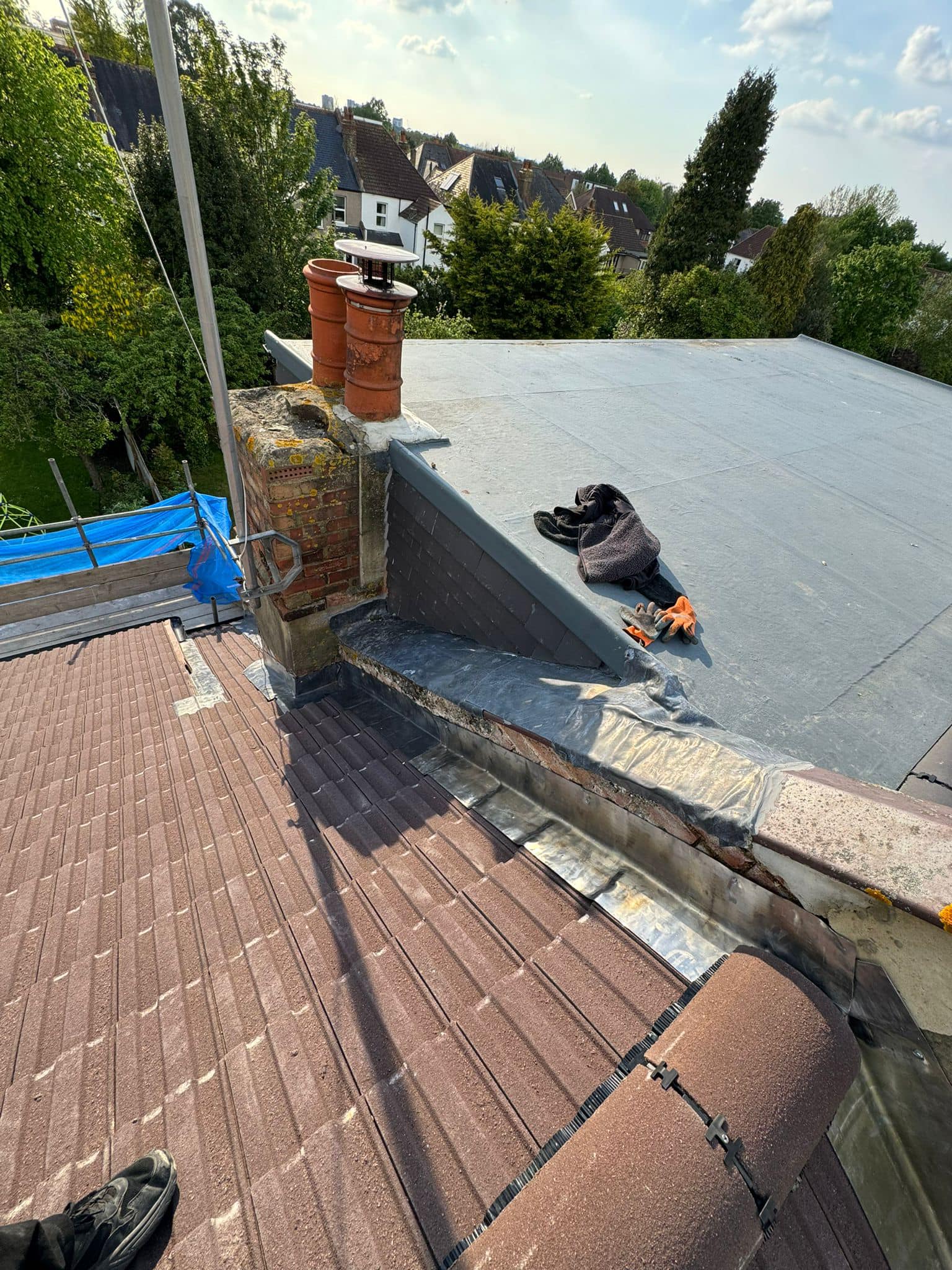 Roof repair completed in Bermondsey, South London