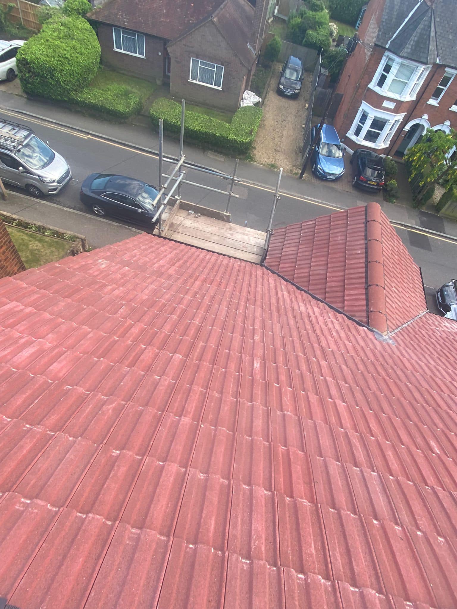 Slate roof restoration in Greenwich