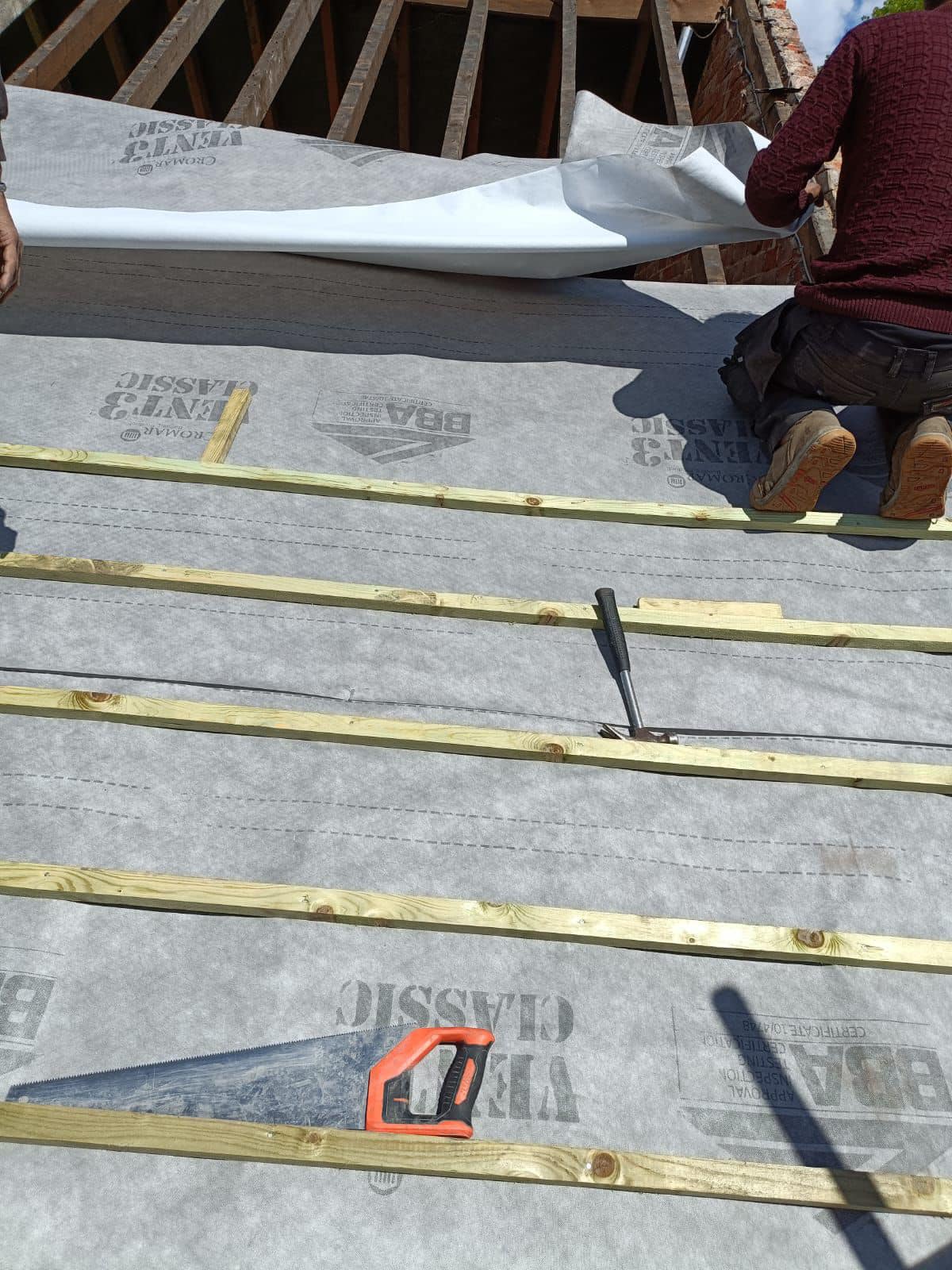 Slate roof restoration in Greenwich