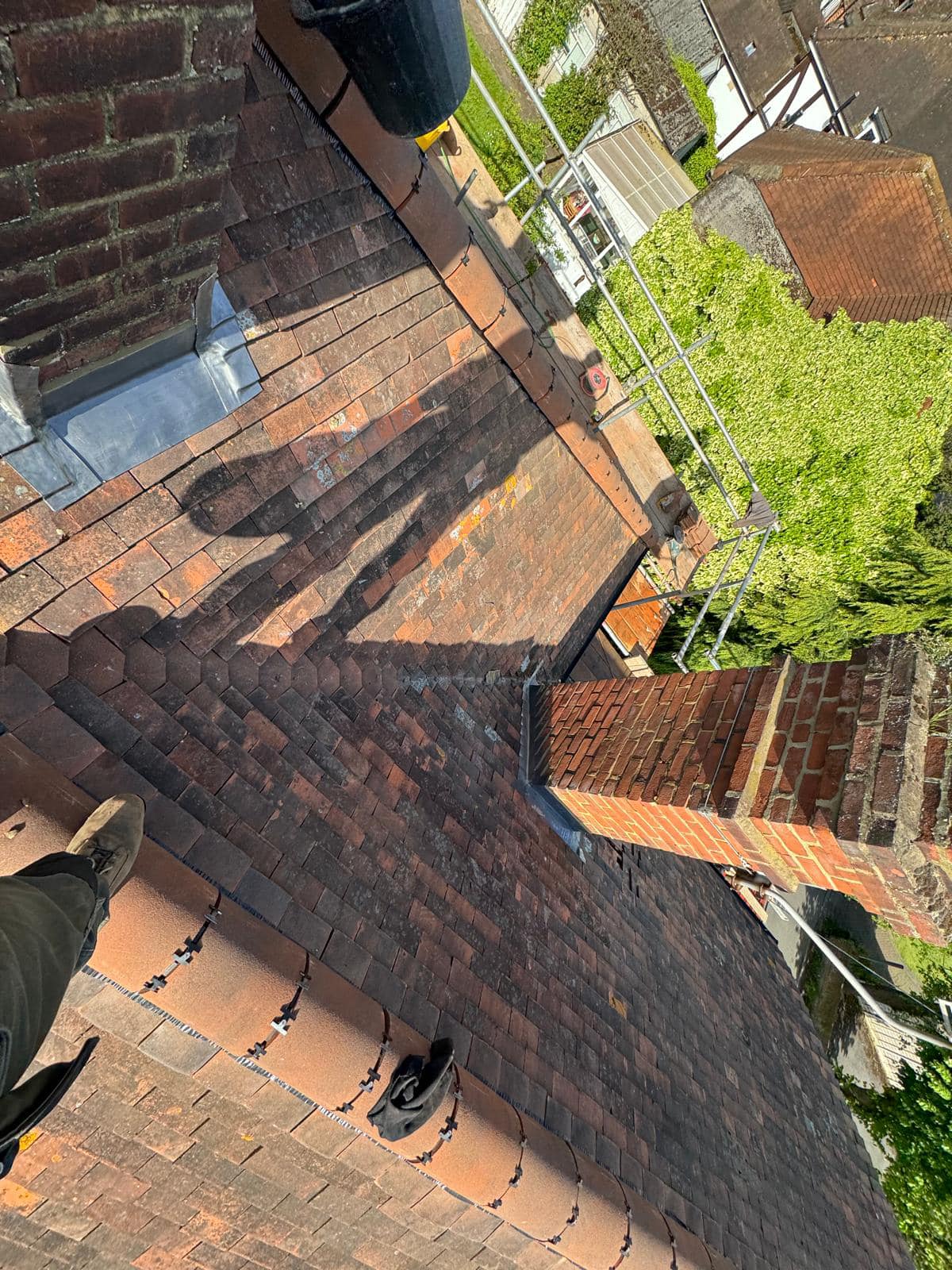 Slate roof restoration in Greenwich