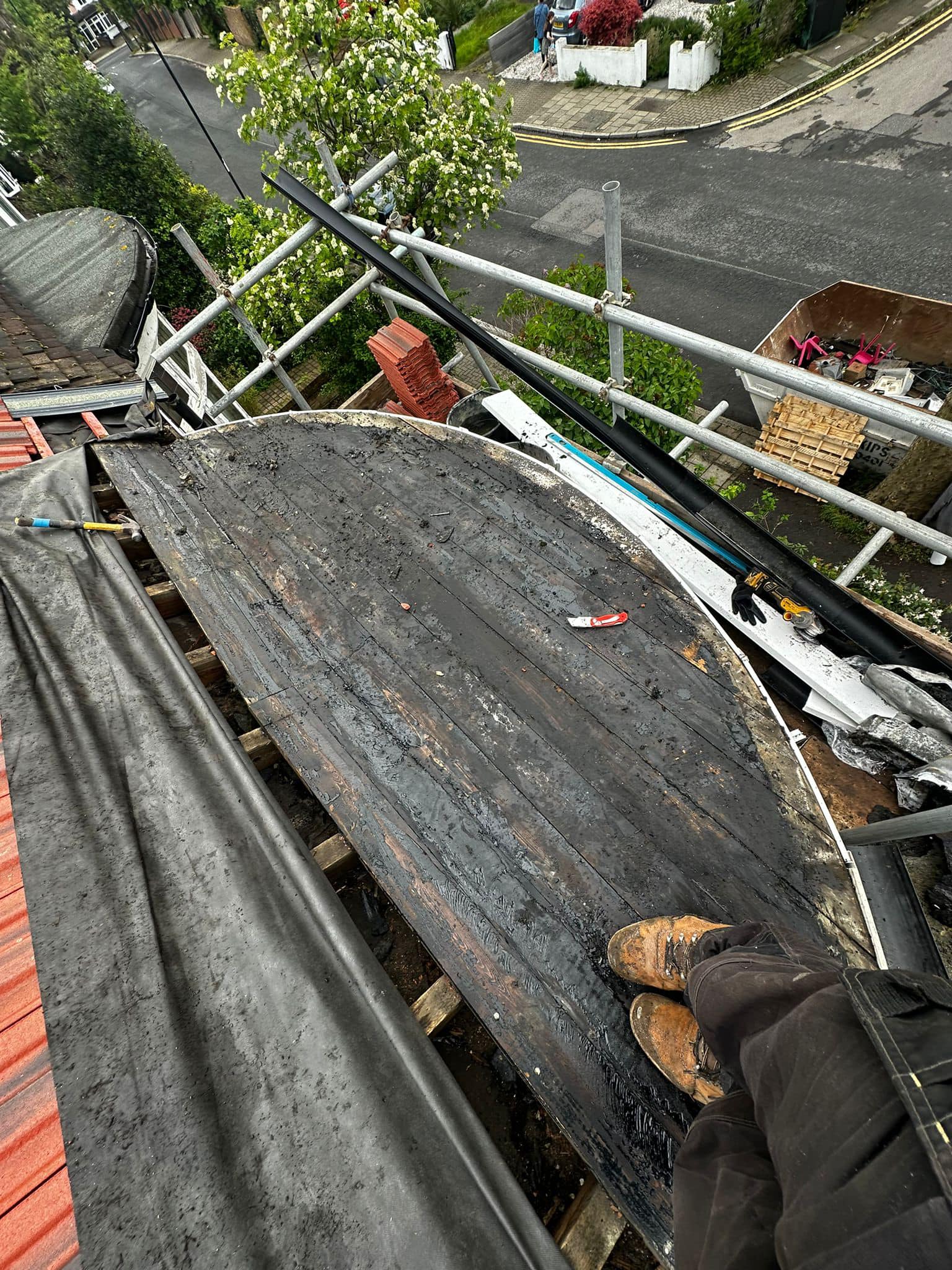 Slate roof restoration in Greenwich