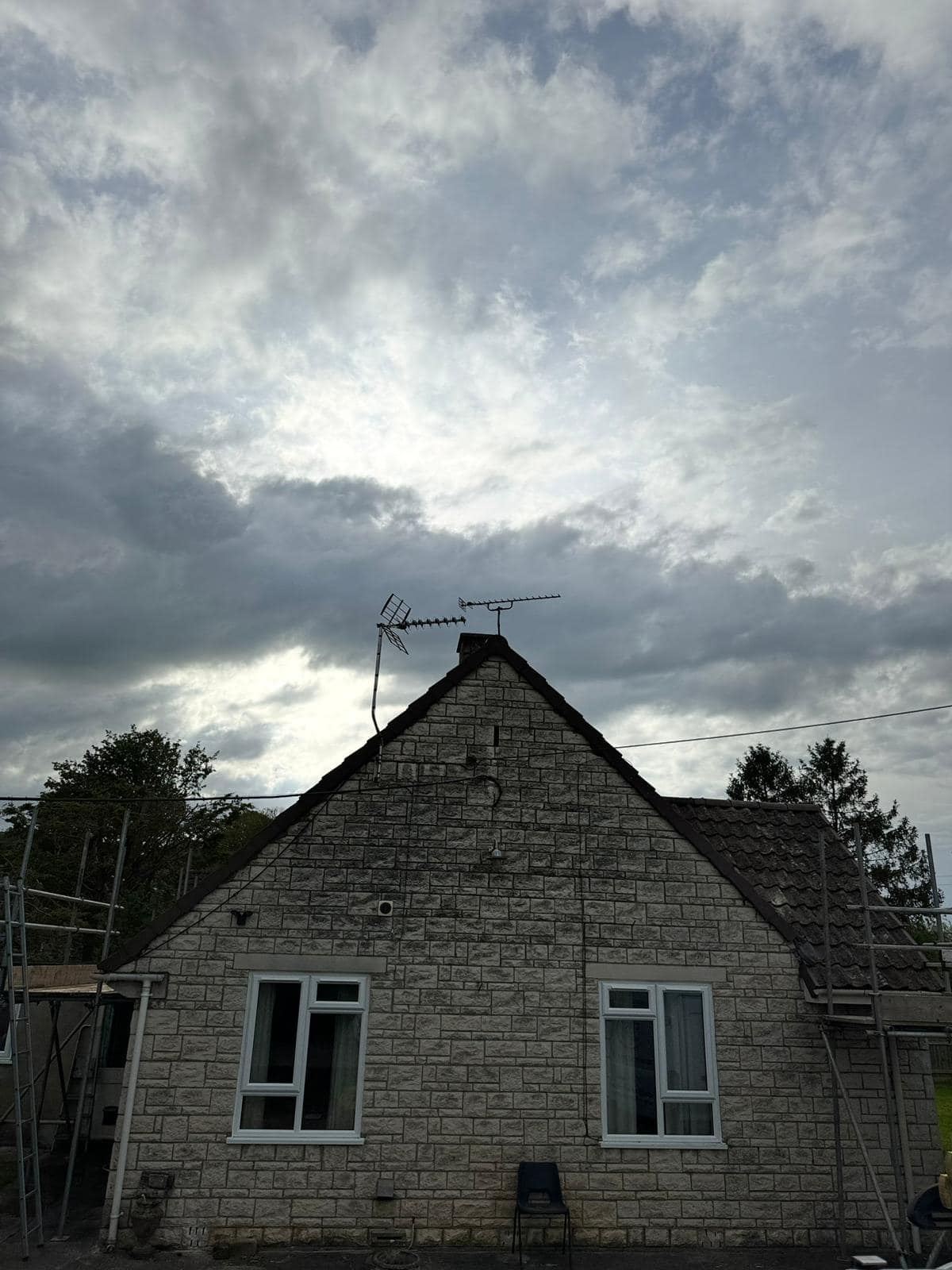 Professional roofers working on a property in London - KS Roof Master